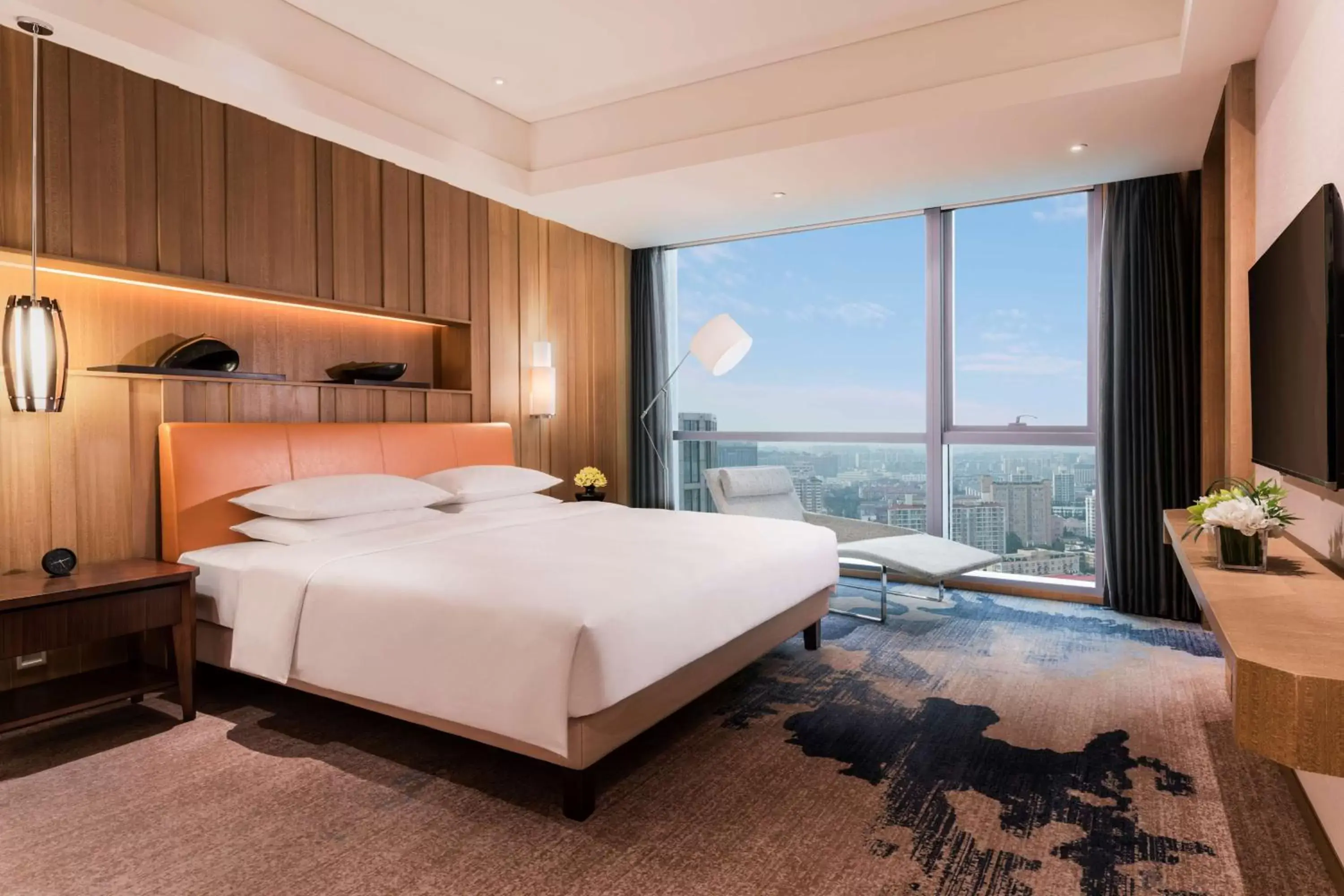 Photo of the whole room, Bed in Hyatt Regency Shanghai Wujiaochang Photo of the whole room, Bed in Hyatt Regency Shanghai Wujiaochang