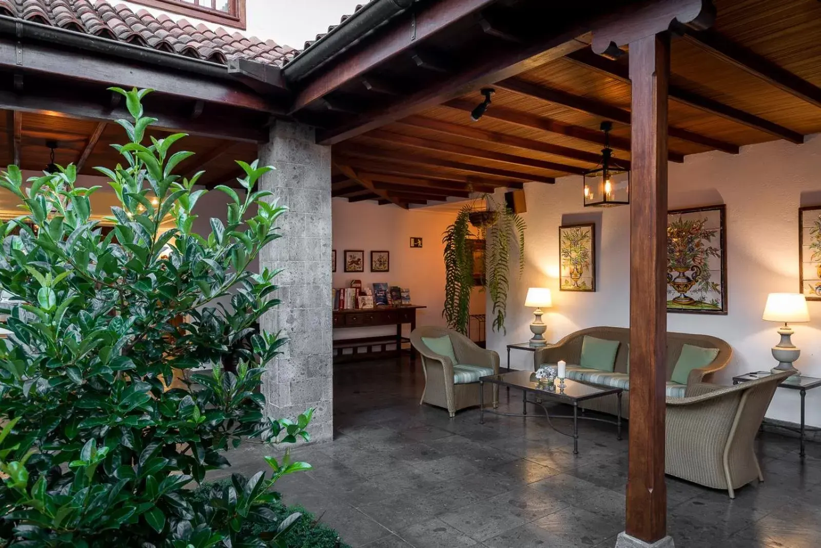 Patio in Parador de La Palma