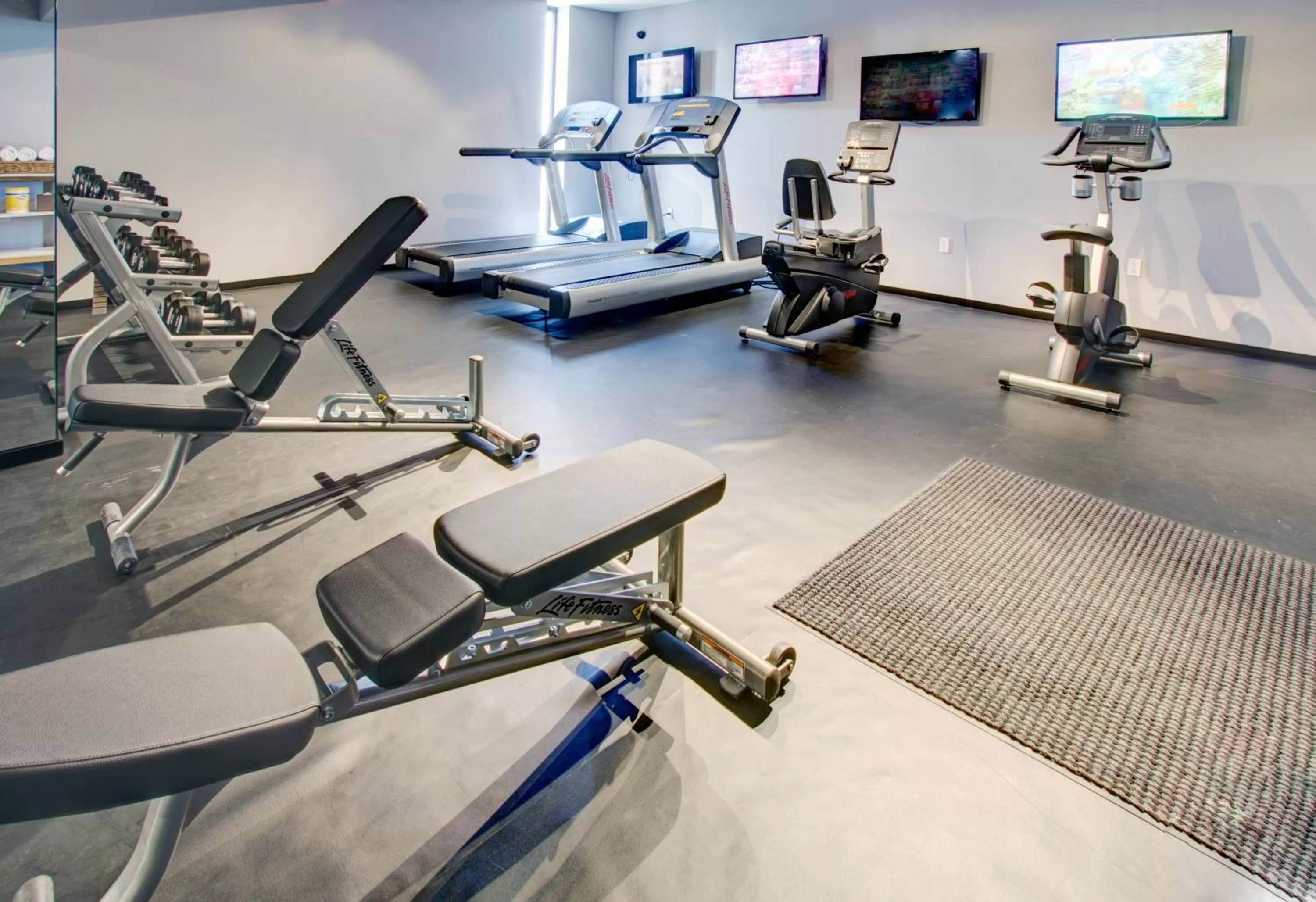 Fitness centre/facilities in The Parc Hotel