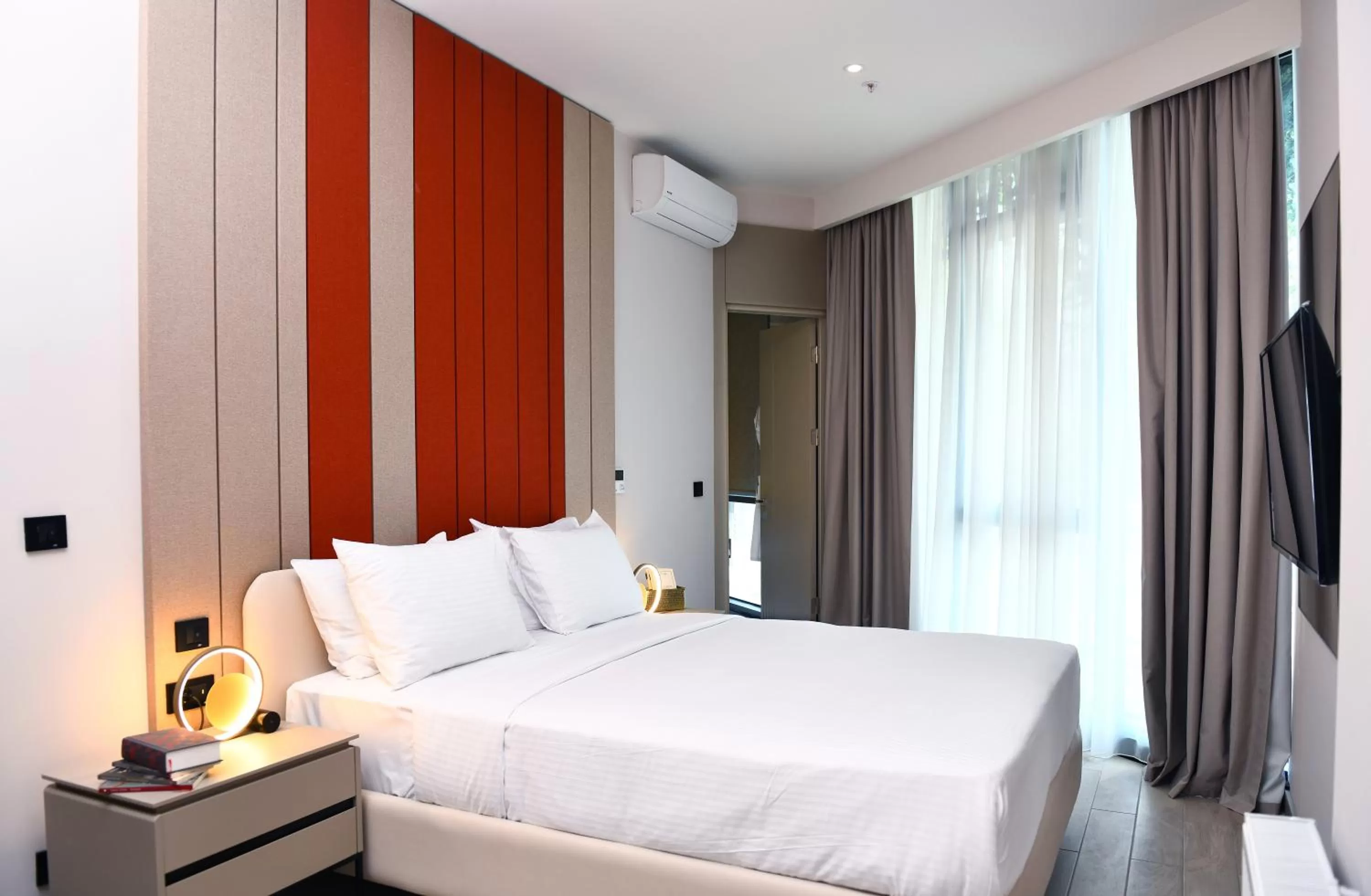 Bedroom, Bed in WestSide Residences by Rotana