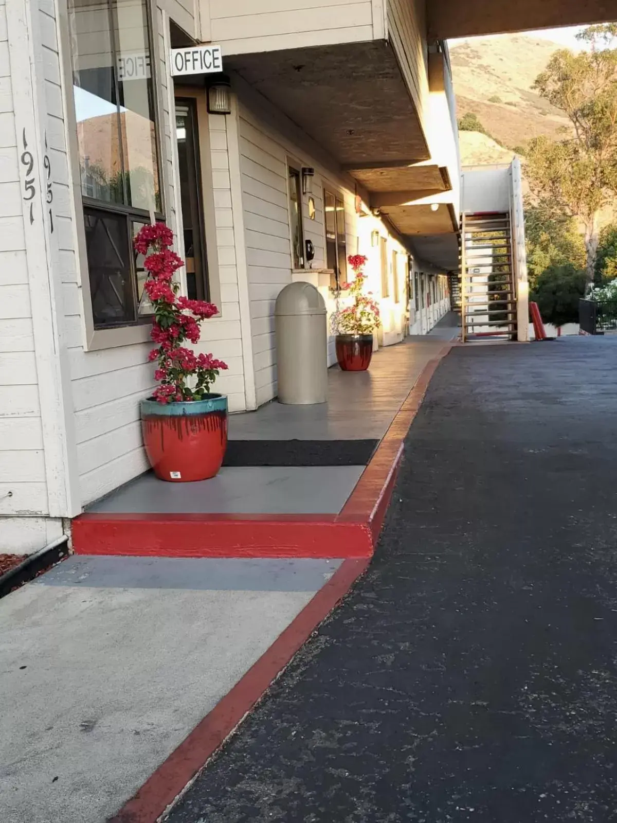 Facade/entrance in Mission Inn San Luis Obispo Facade/entrance in Mission Inn San Luis Obispo