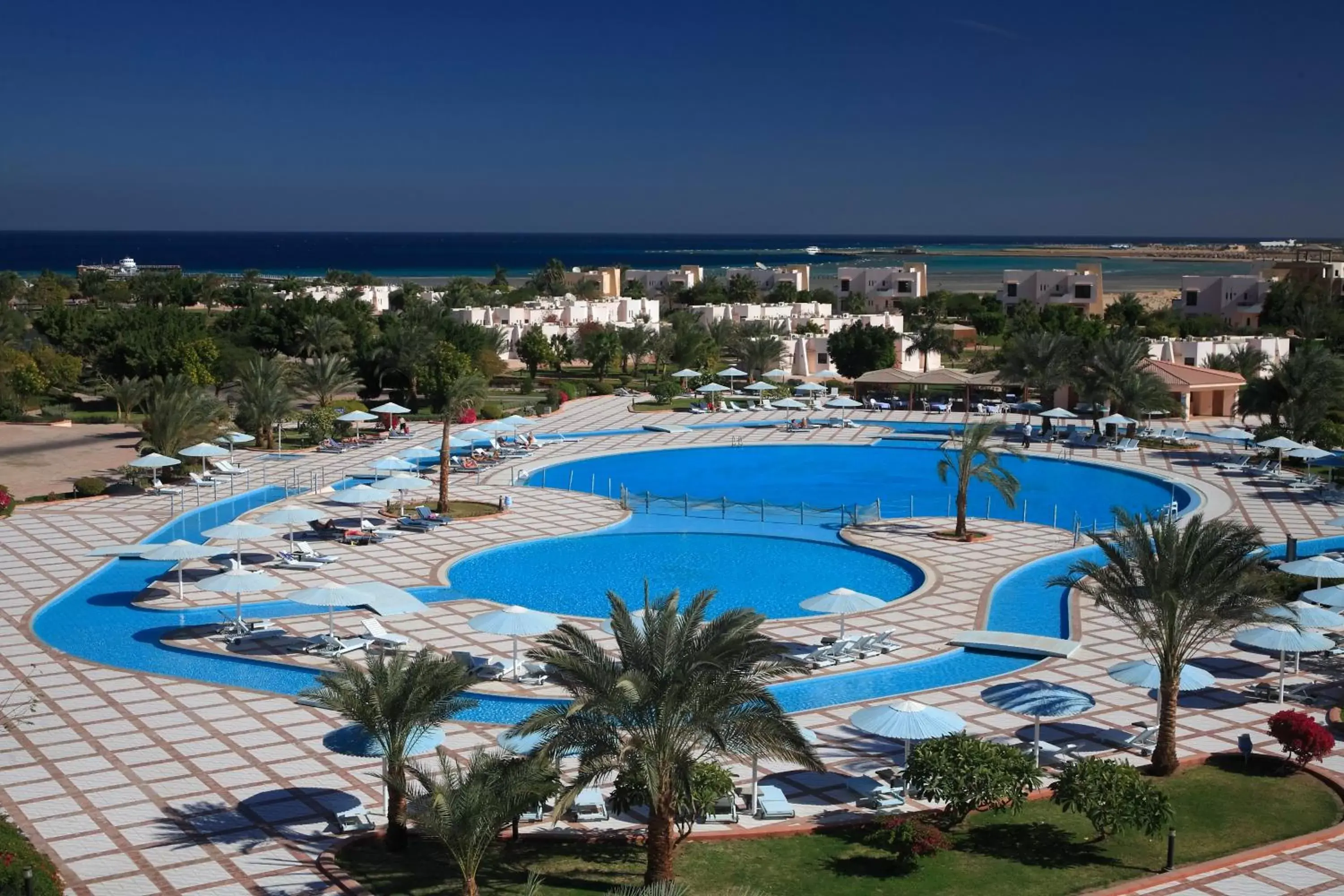 Sea view, Pool View in Pharaoh Azur Resort