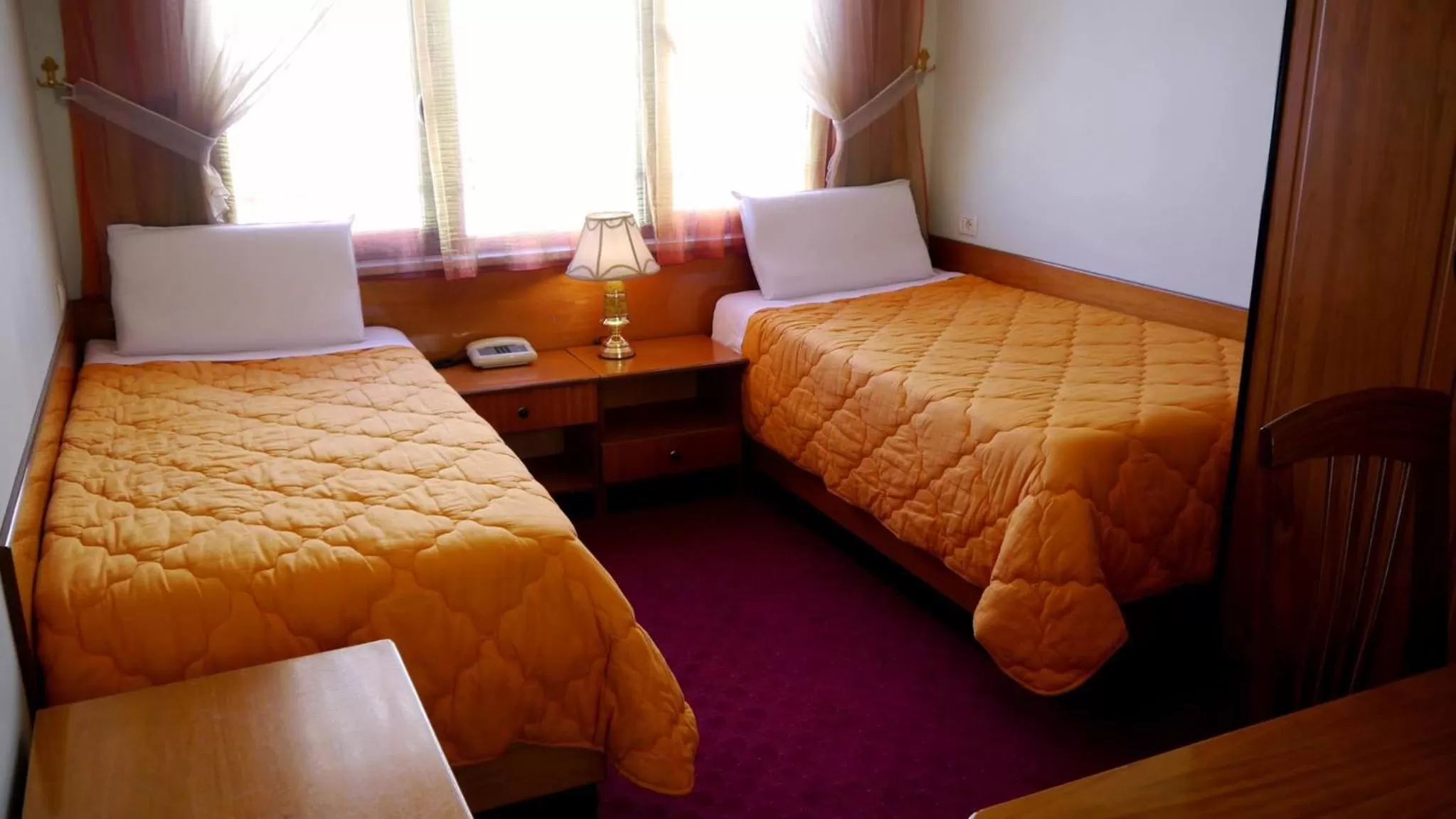 Bed in Kruja Hotel