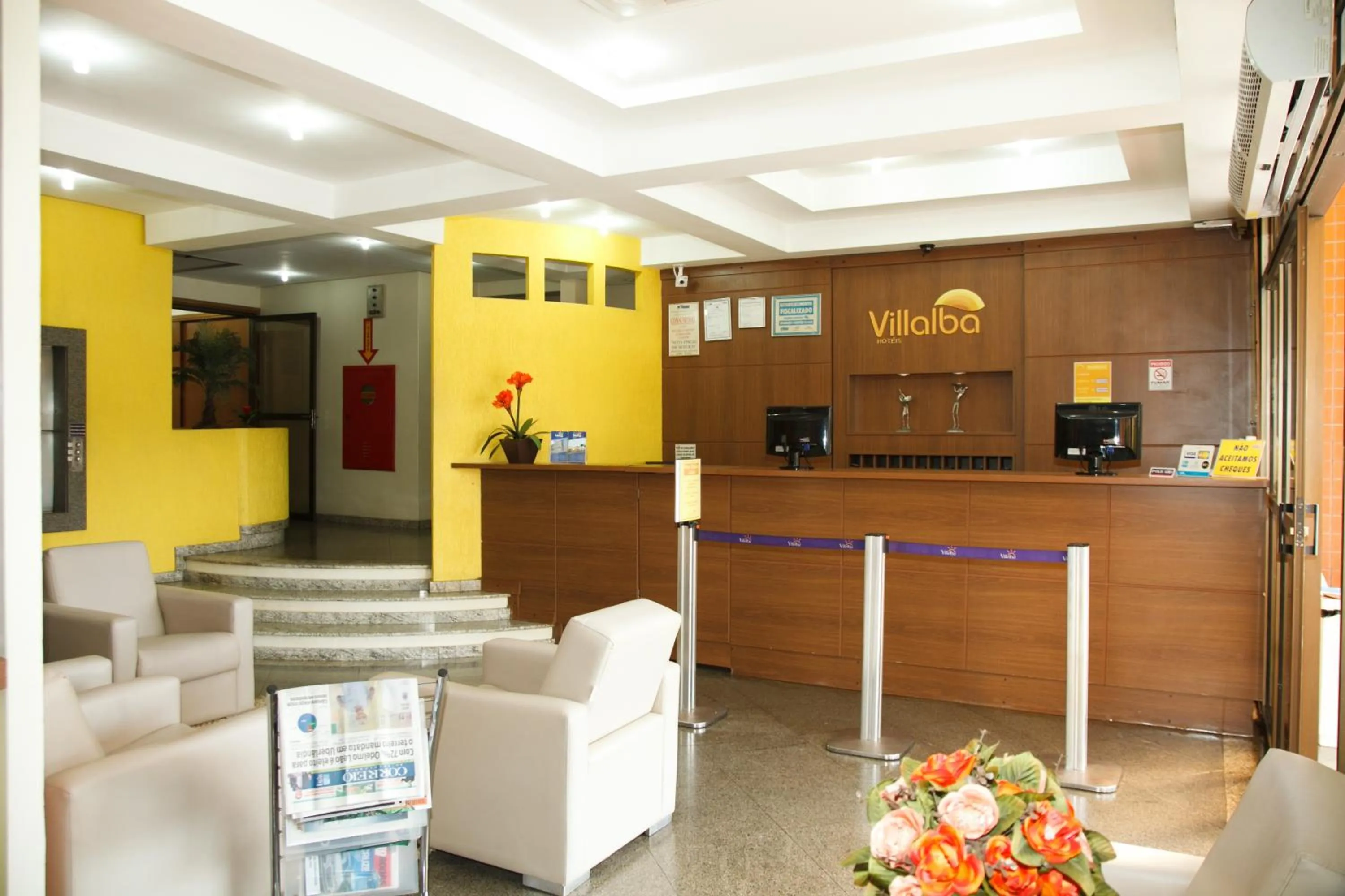Lobby or reception in Villalba Hotel