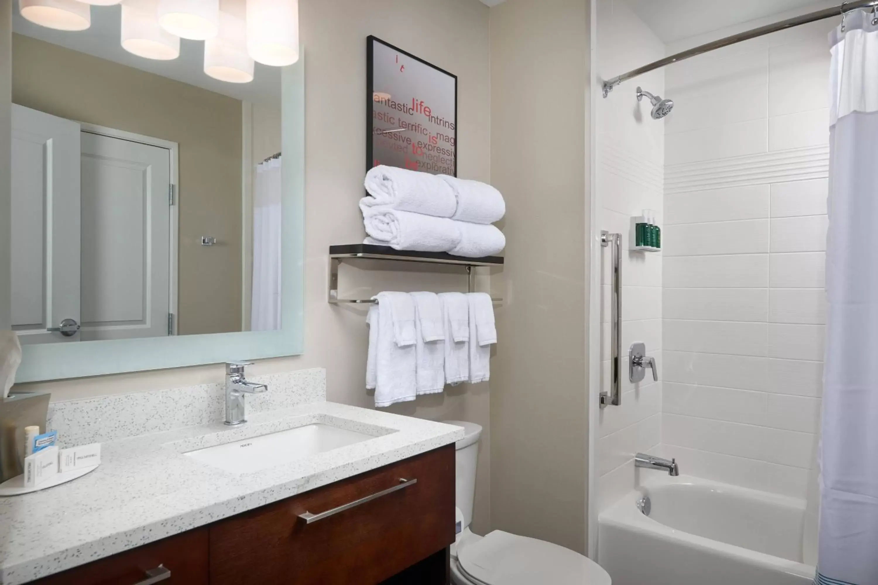 Bathroom in TownePlace Suites Fort Worth Northwest Lake Worth