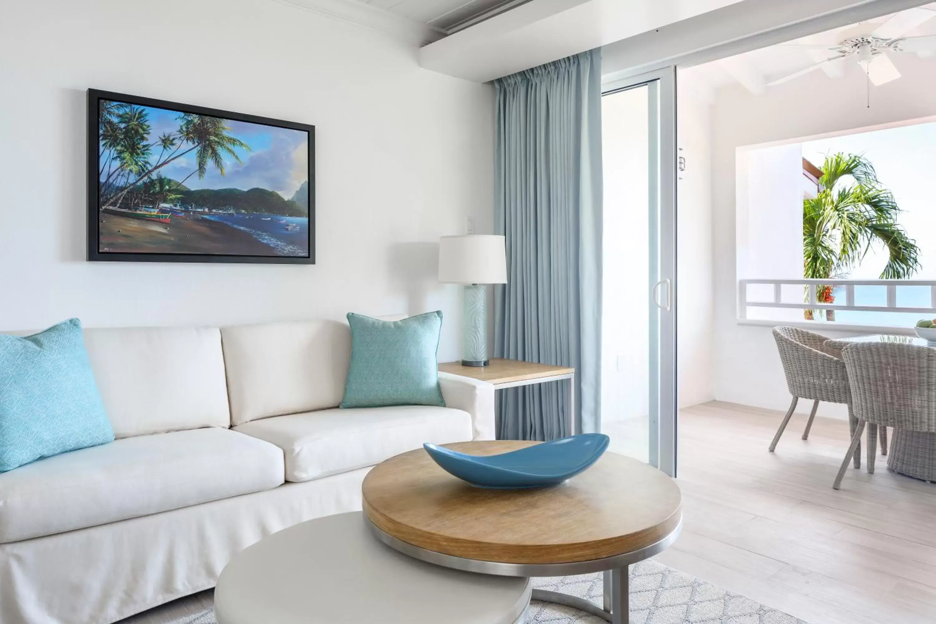 Decorative detail, Seating Area in Windjammer Landing Villa Beach Resort