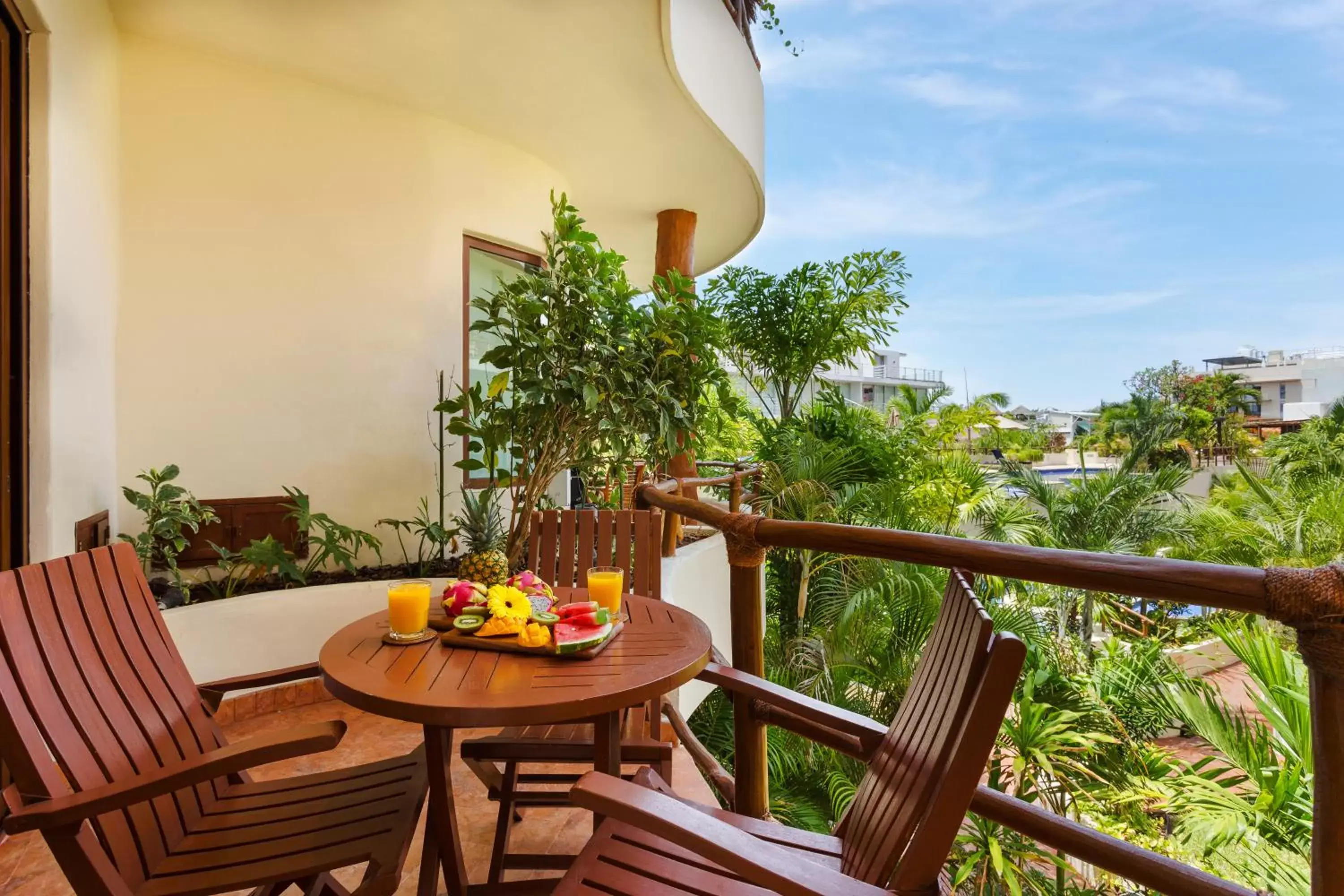 Patio in Porto Playa Condo Hotel and Beach Club