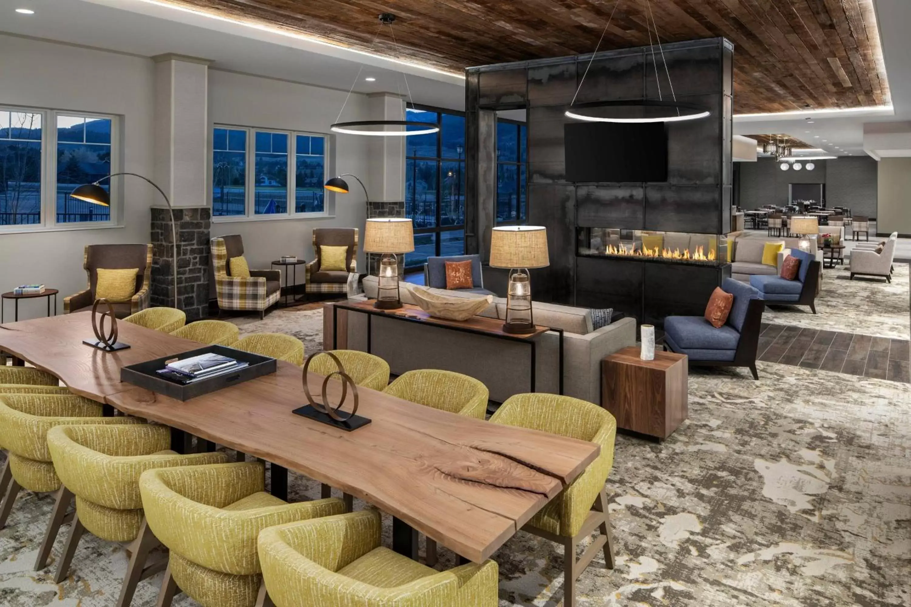 Lobby or reception, Seating Area in Residence Inn by Marriott Big Sky/The Wilson Hotel