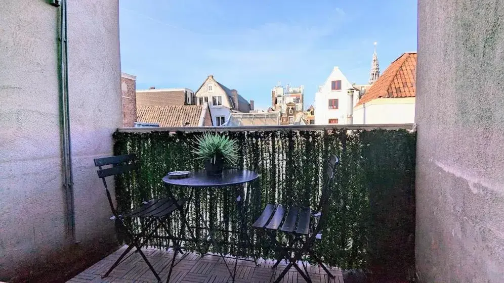 Balcony/Terrace in The Hotel Apartments in the Center of Amsterdam