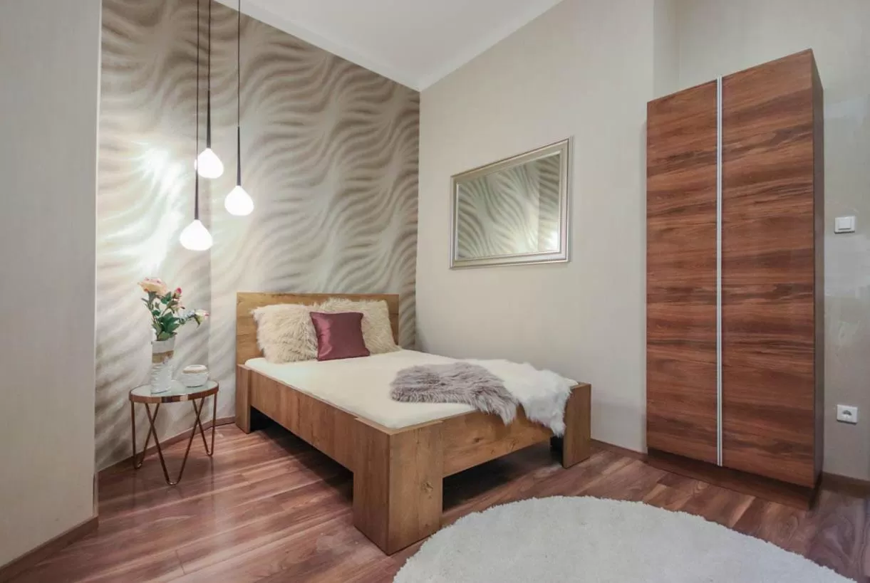 Bedroom, Bed in Bengt Apartment Dohány Str.