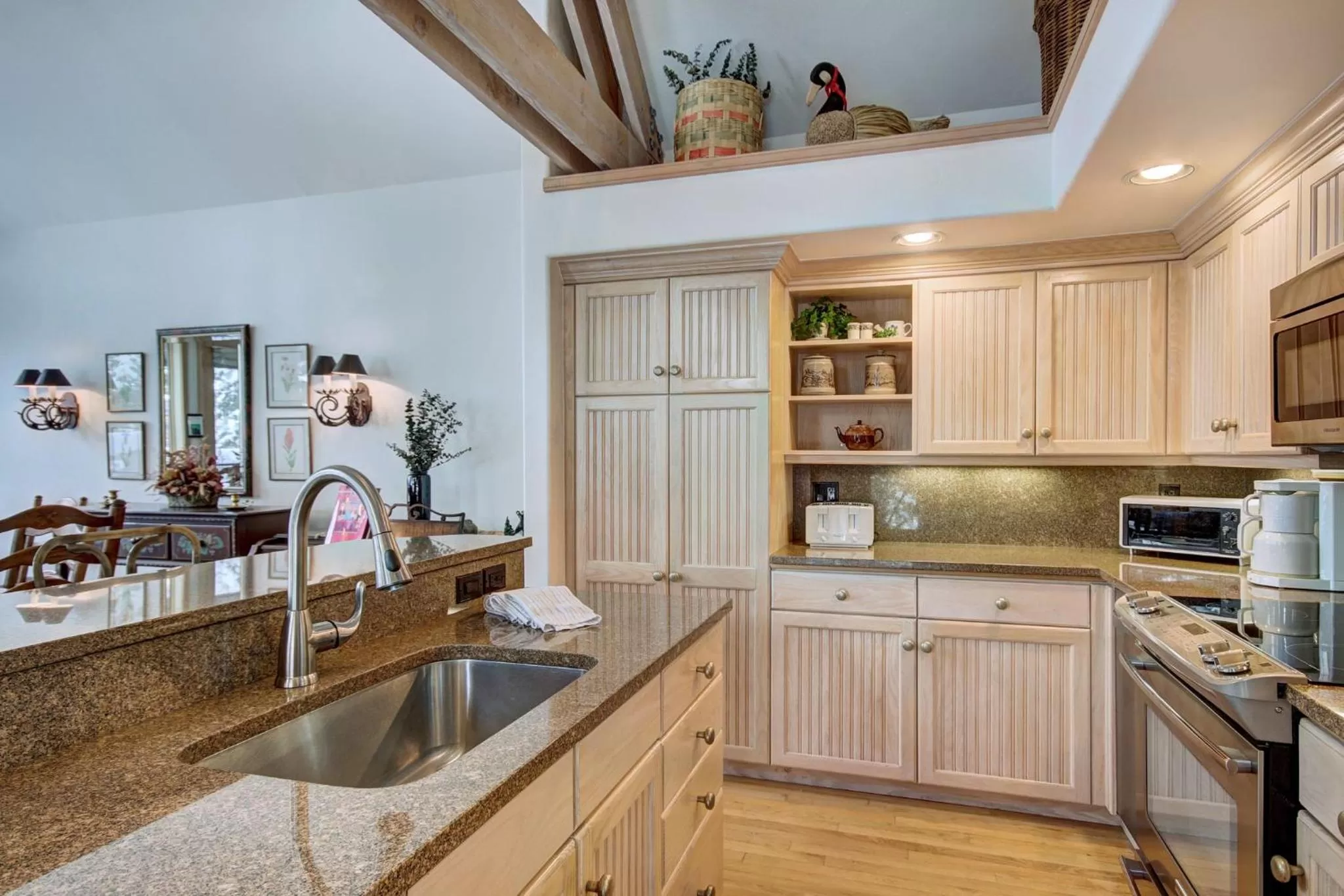 Living room in The Pines Lodge, a RockResort