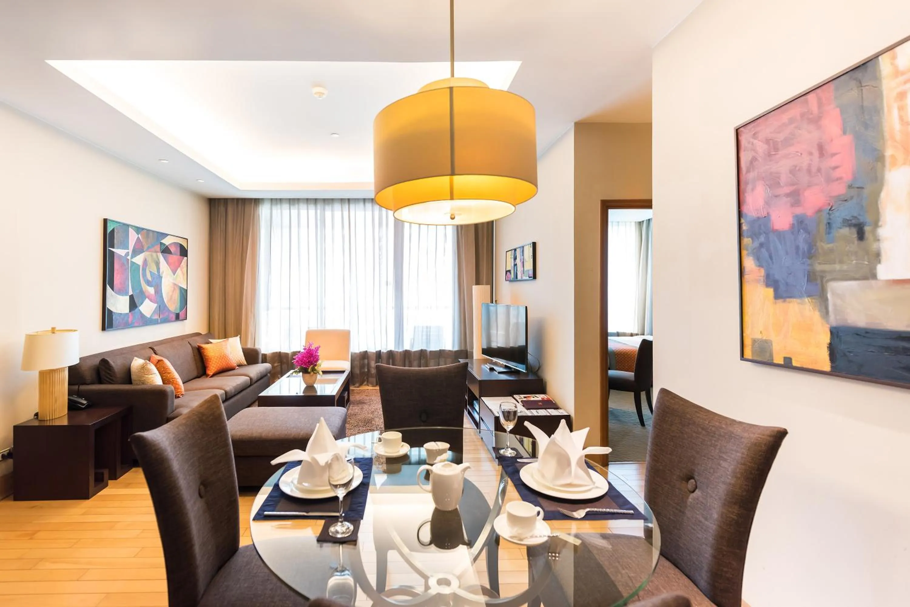 Dining area in Ascott Sathorn Bangkok