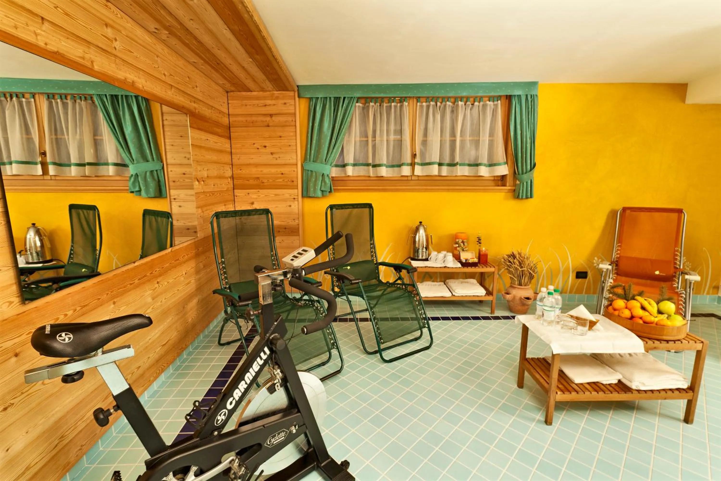 Fitness centre/facilities in Hotel Livigno