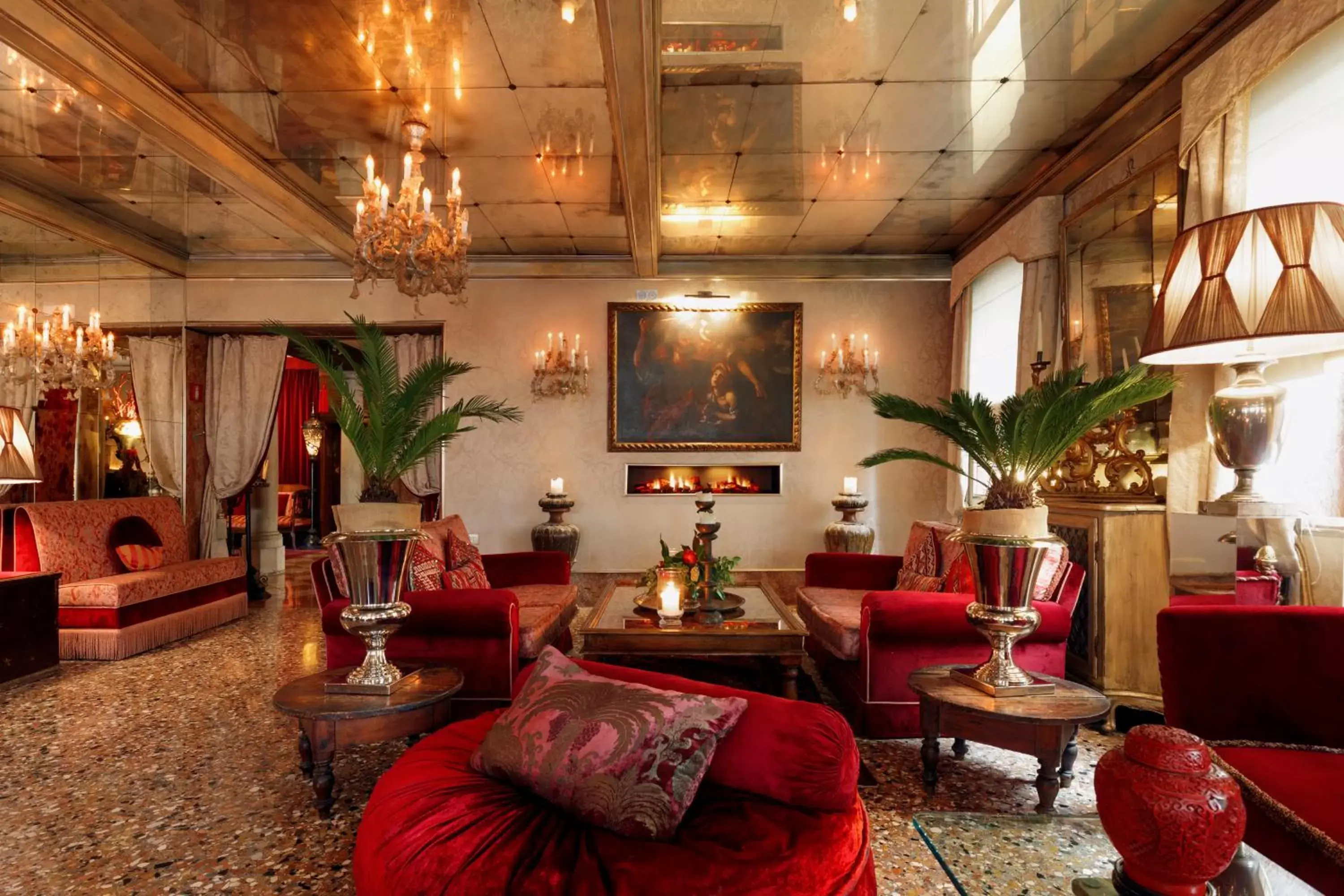 Living room, Lobby/Reception in Hotel Metropole Venezia