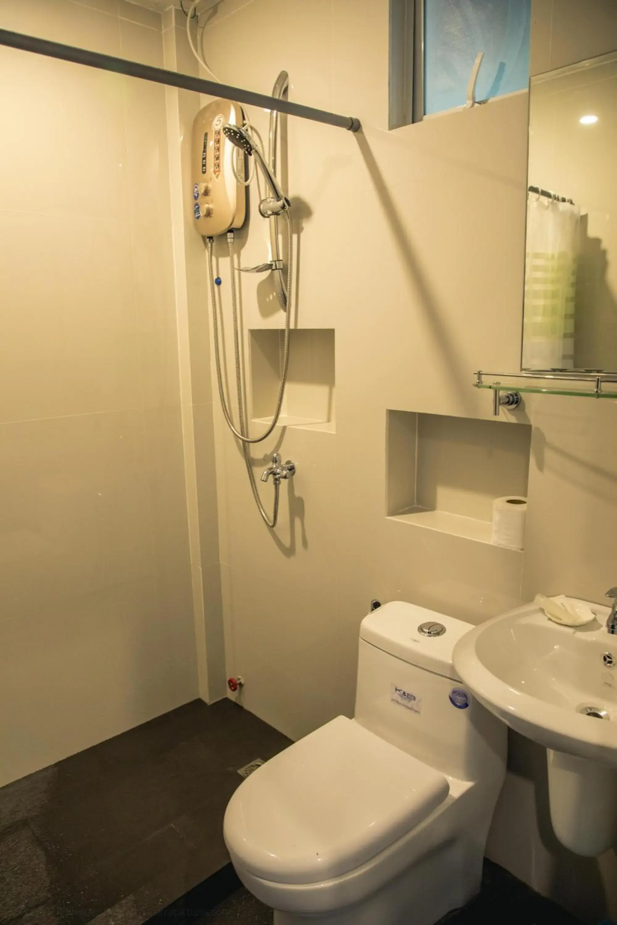 Shower, Bathroom in Stunning Republic Beach Resort