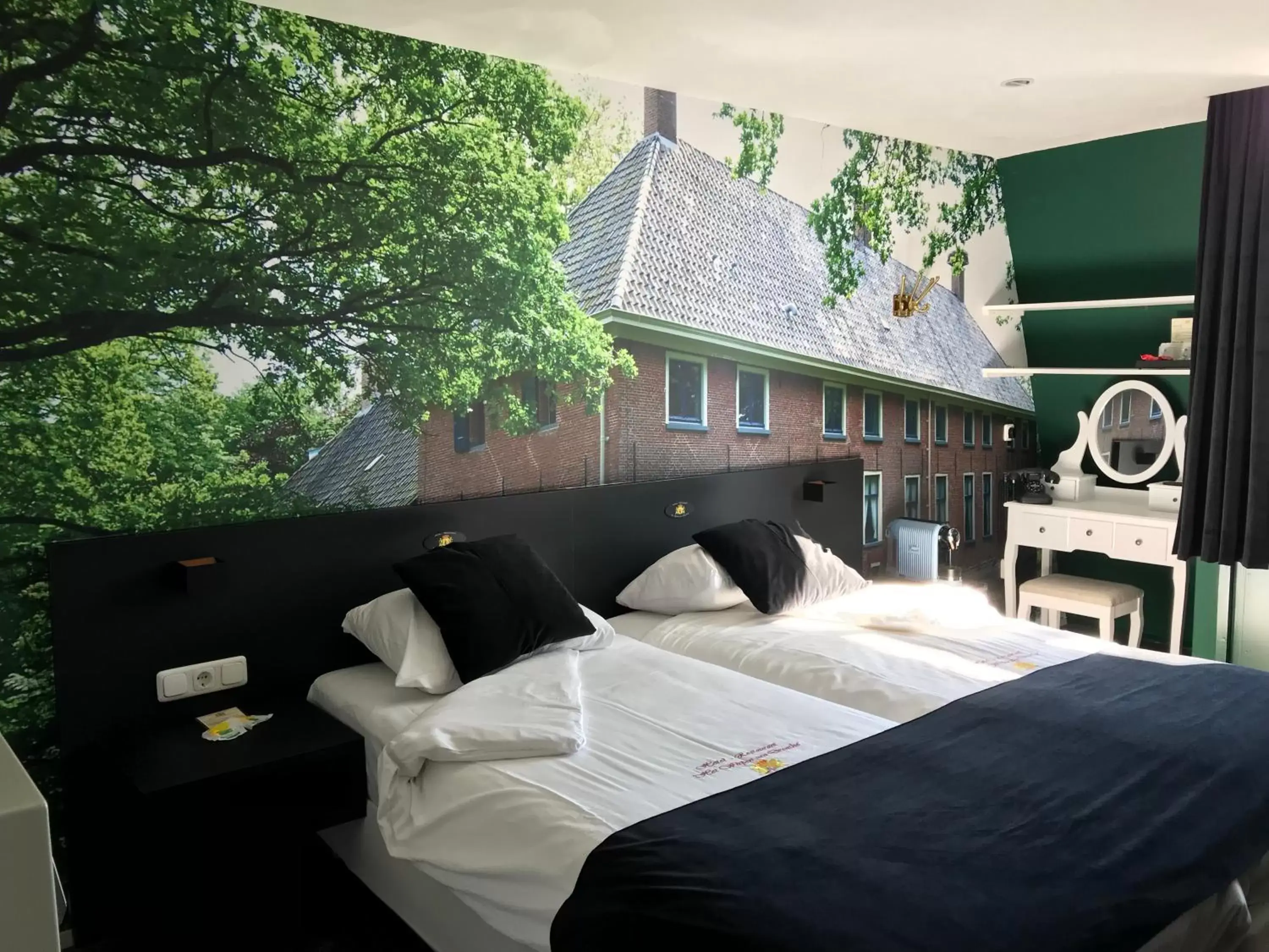 Bed in Hotel Het Wapen van Drenthe