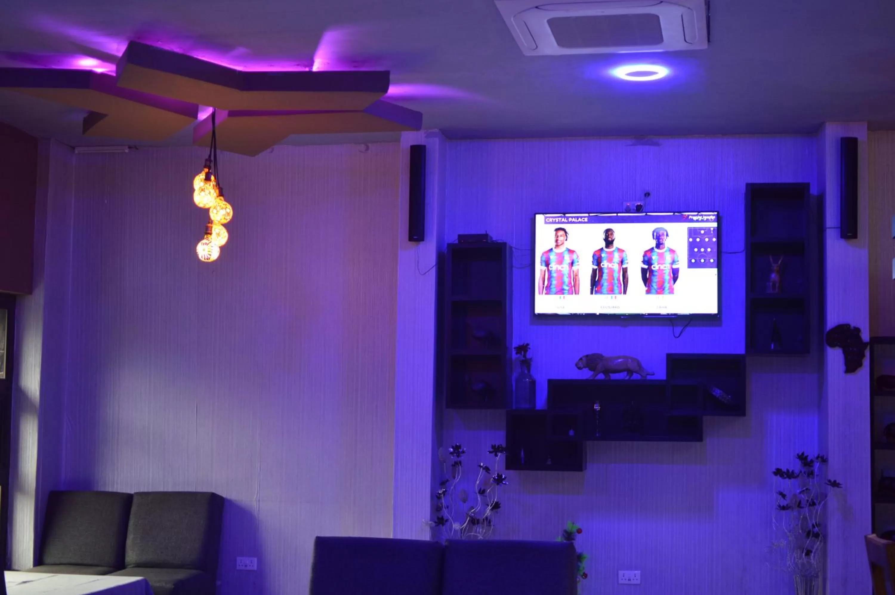 Communal lounge/ TV room in Palm Kalash Hotel