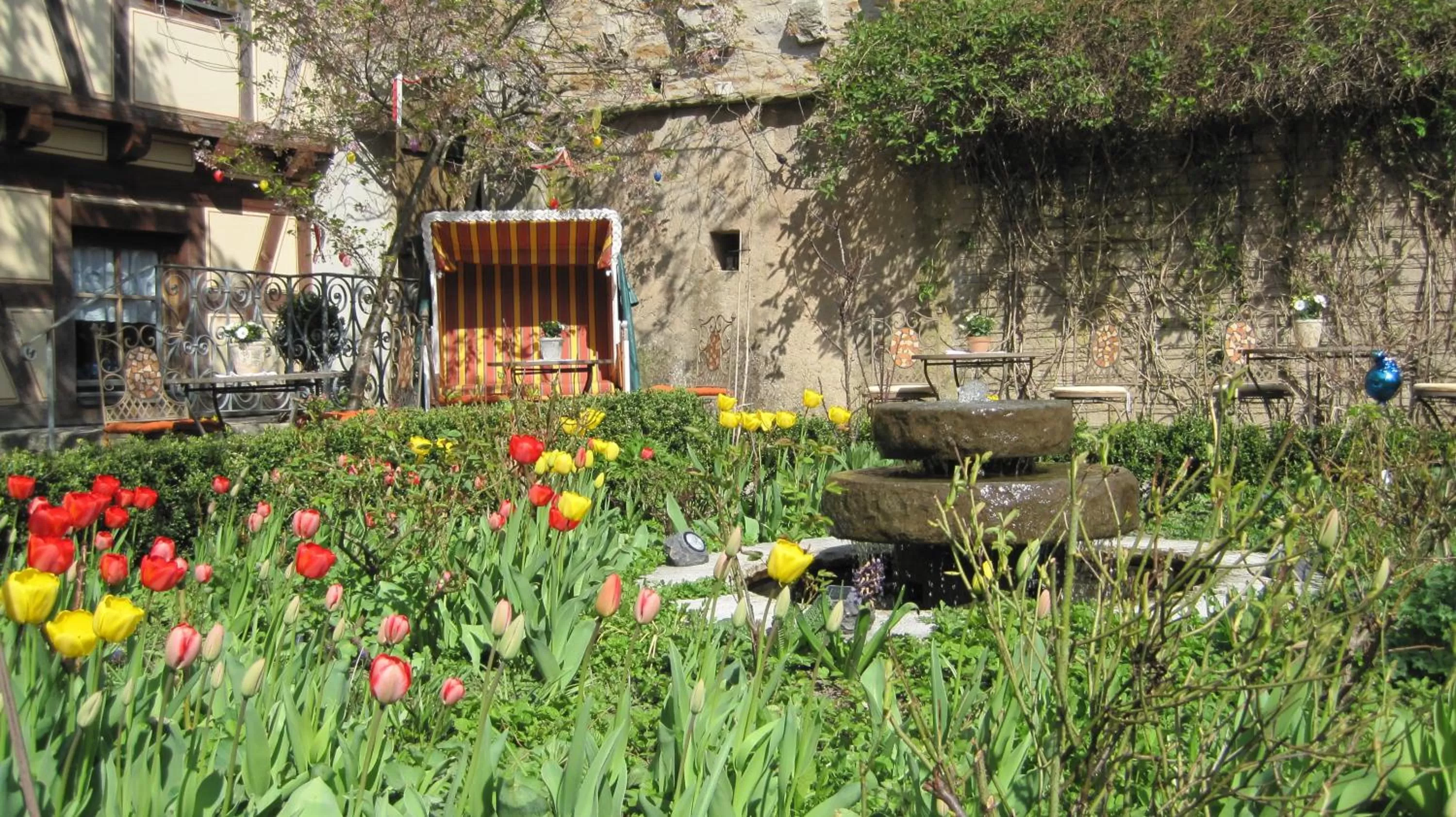 Patio in Hotel Gerberhaus