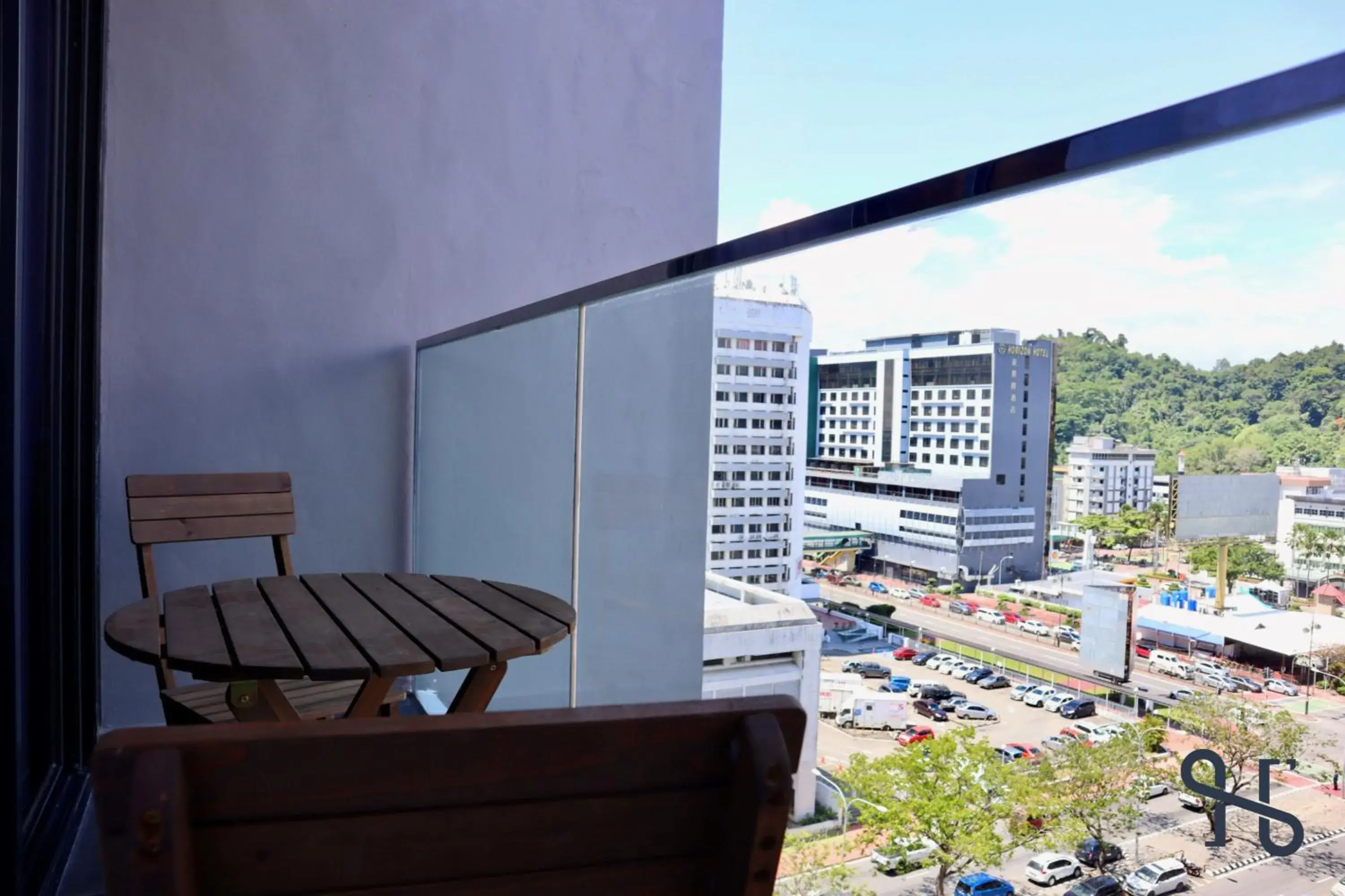 Balcony/Terrace in Homesuite' Home @ The Shore Kota Kinabalu