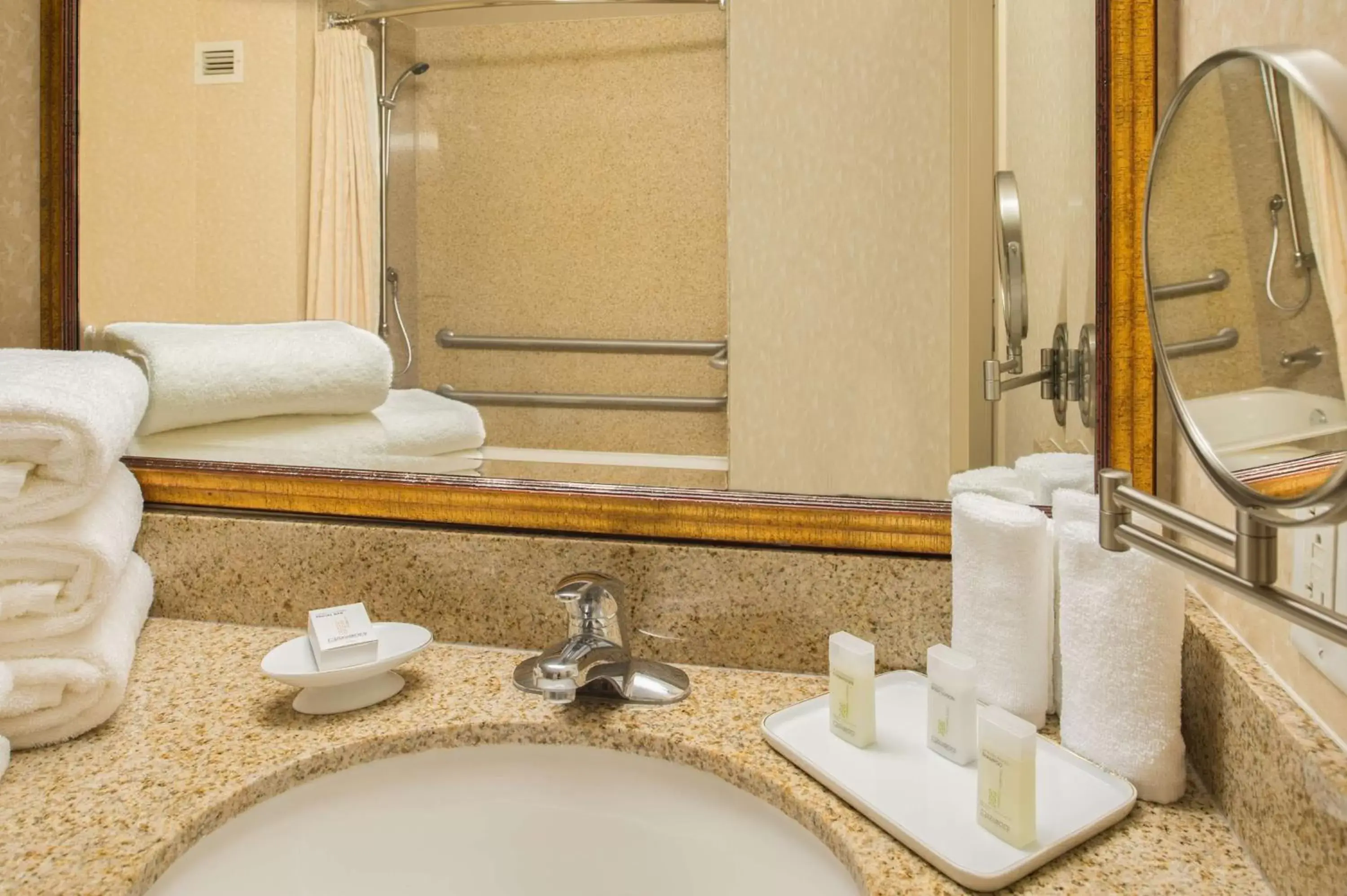 Bathroom in Embassy Suites by Hilton Sacramento Riverfront Promenade