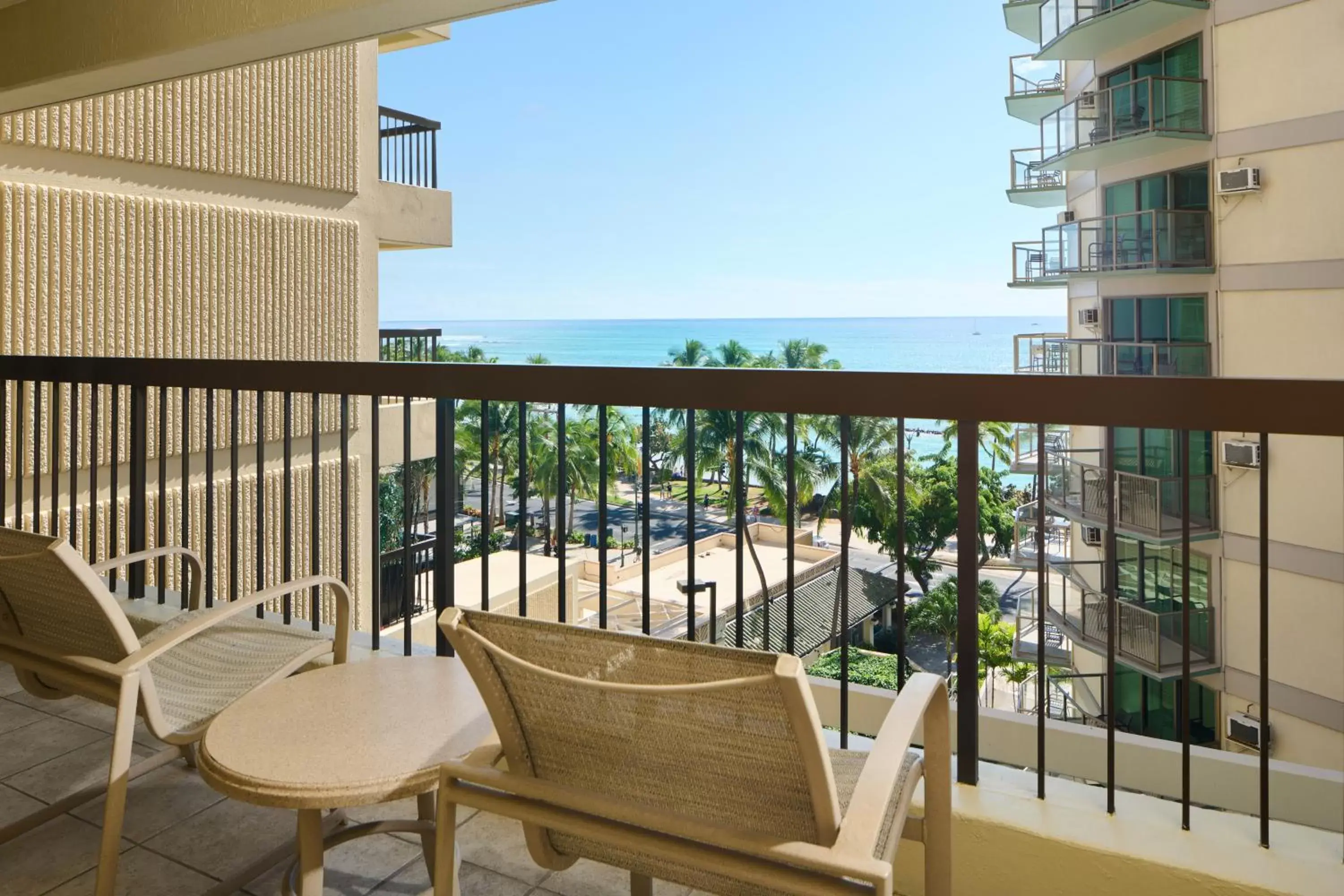 View (from property/room), Balcony/Terrace in Aston Waikiki Beach Tower