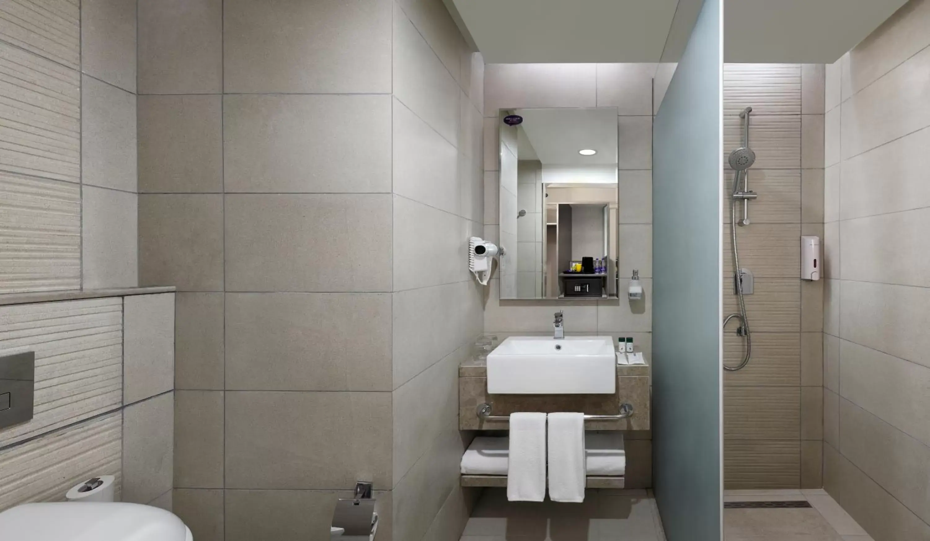 Bathroom in Holiday Inn Express Kolkata Airport by IHG Bathroom in Holiday Inn Express Kolkata Airport by IHG