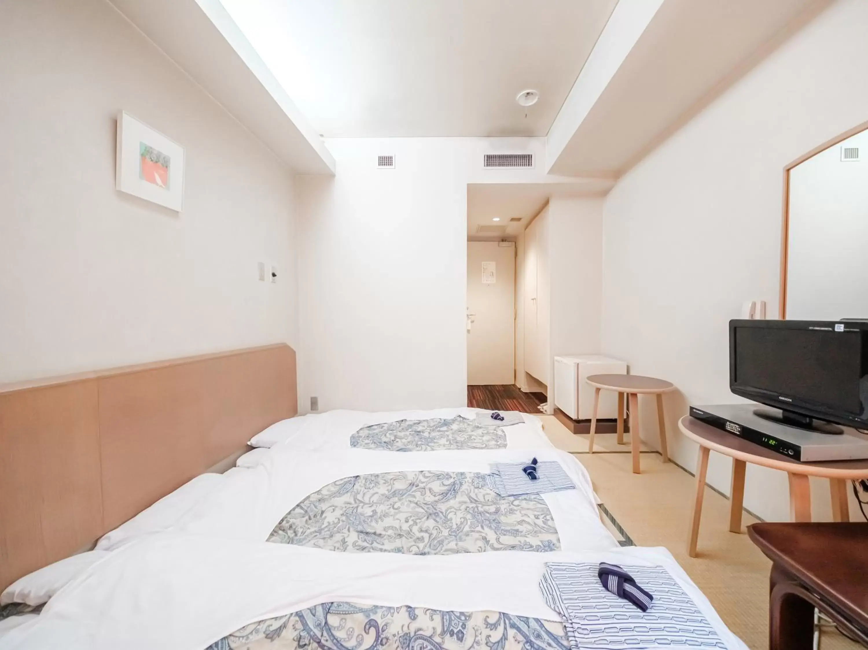 Bed in Hotel Tetora Spirit Sapporo