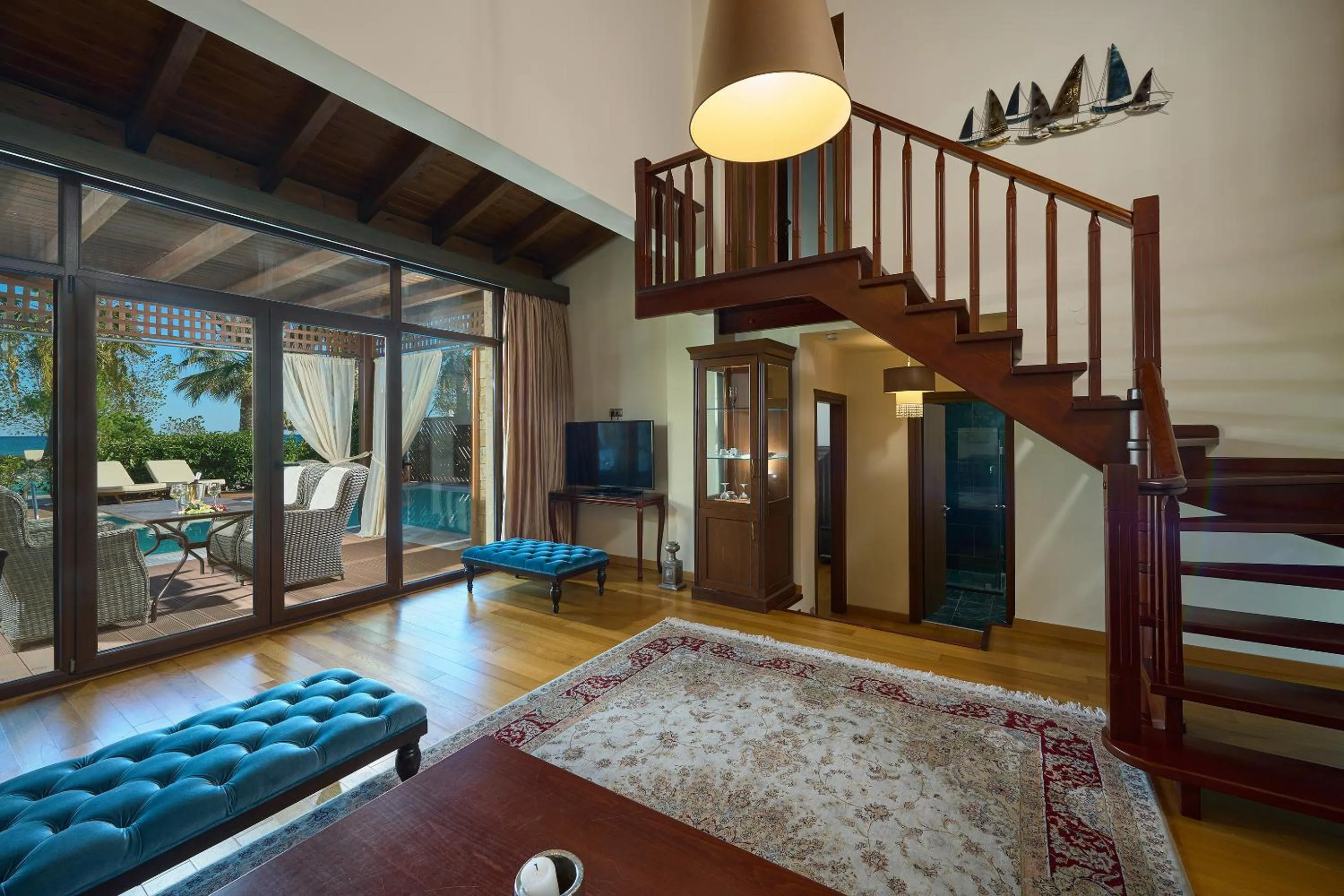 Balcony/Terrace, Bed in Mediterranean Village Hotel & Spa