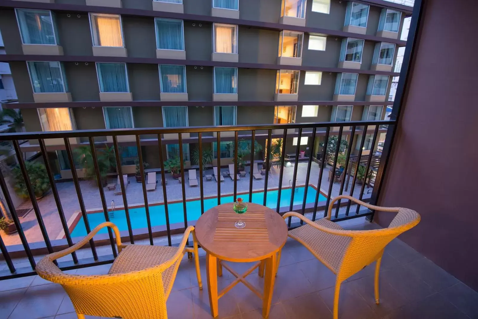 Pool View in Dynasty Grande Hotel