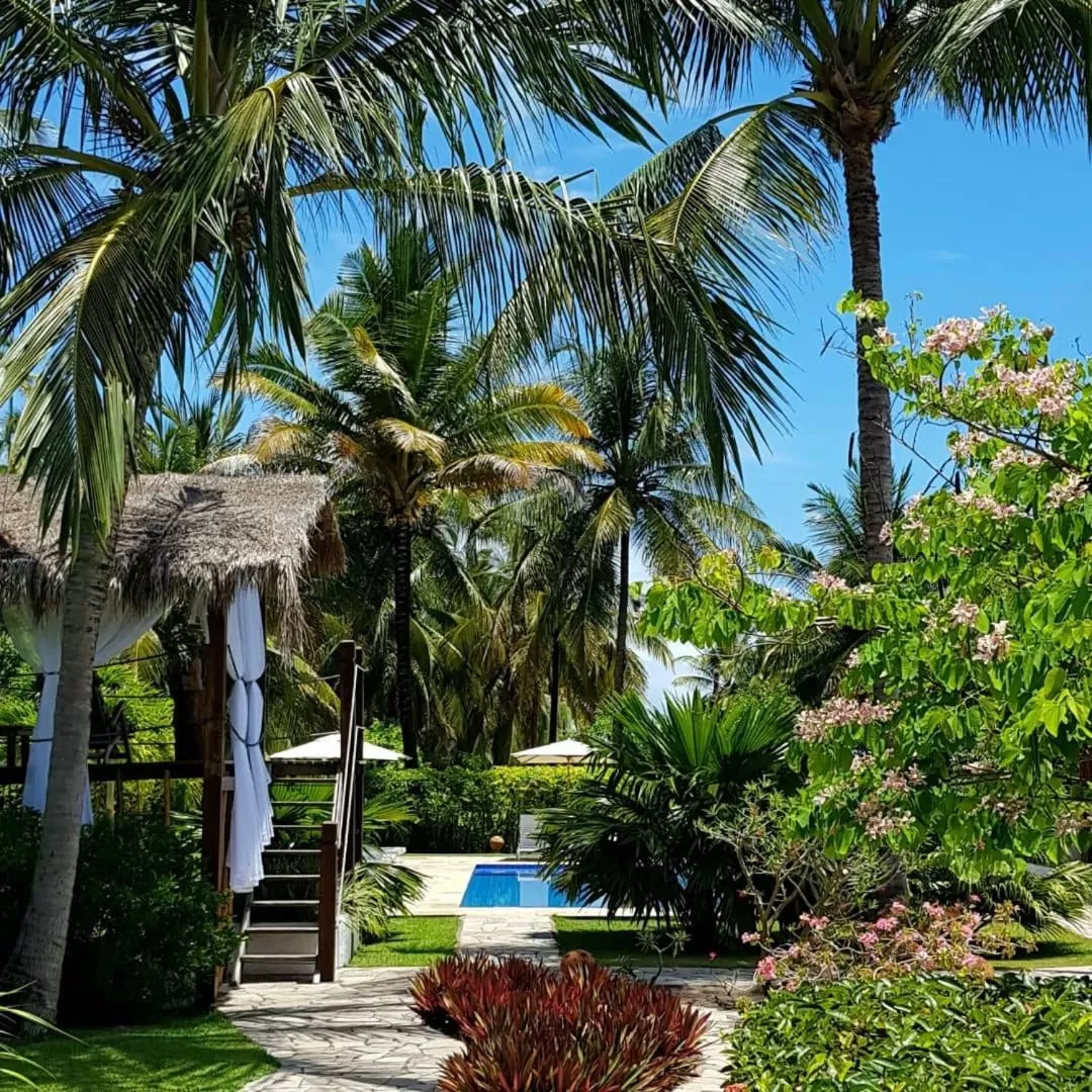 Pool view in Pousada Villages Boutique Hotel - 150m da Praia da Laje