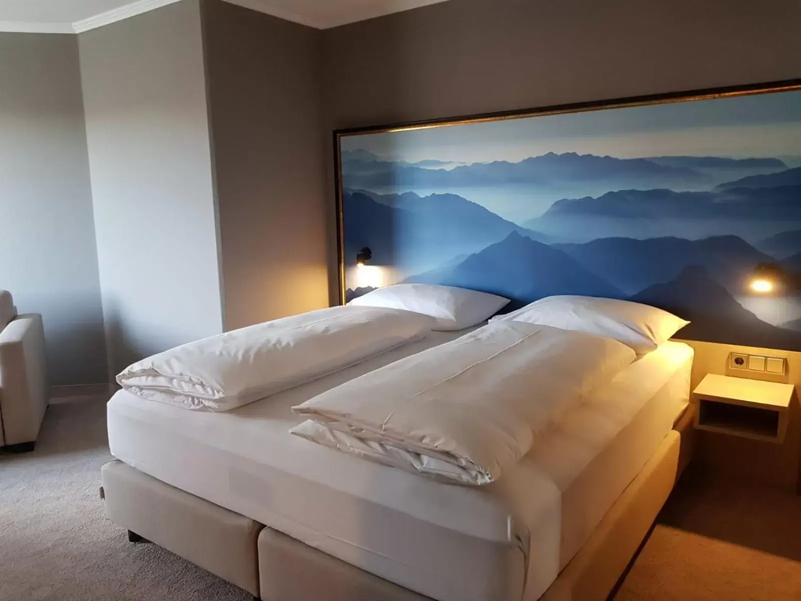 Bed in AWA Hotel