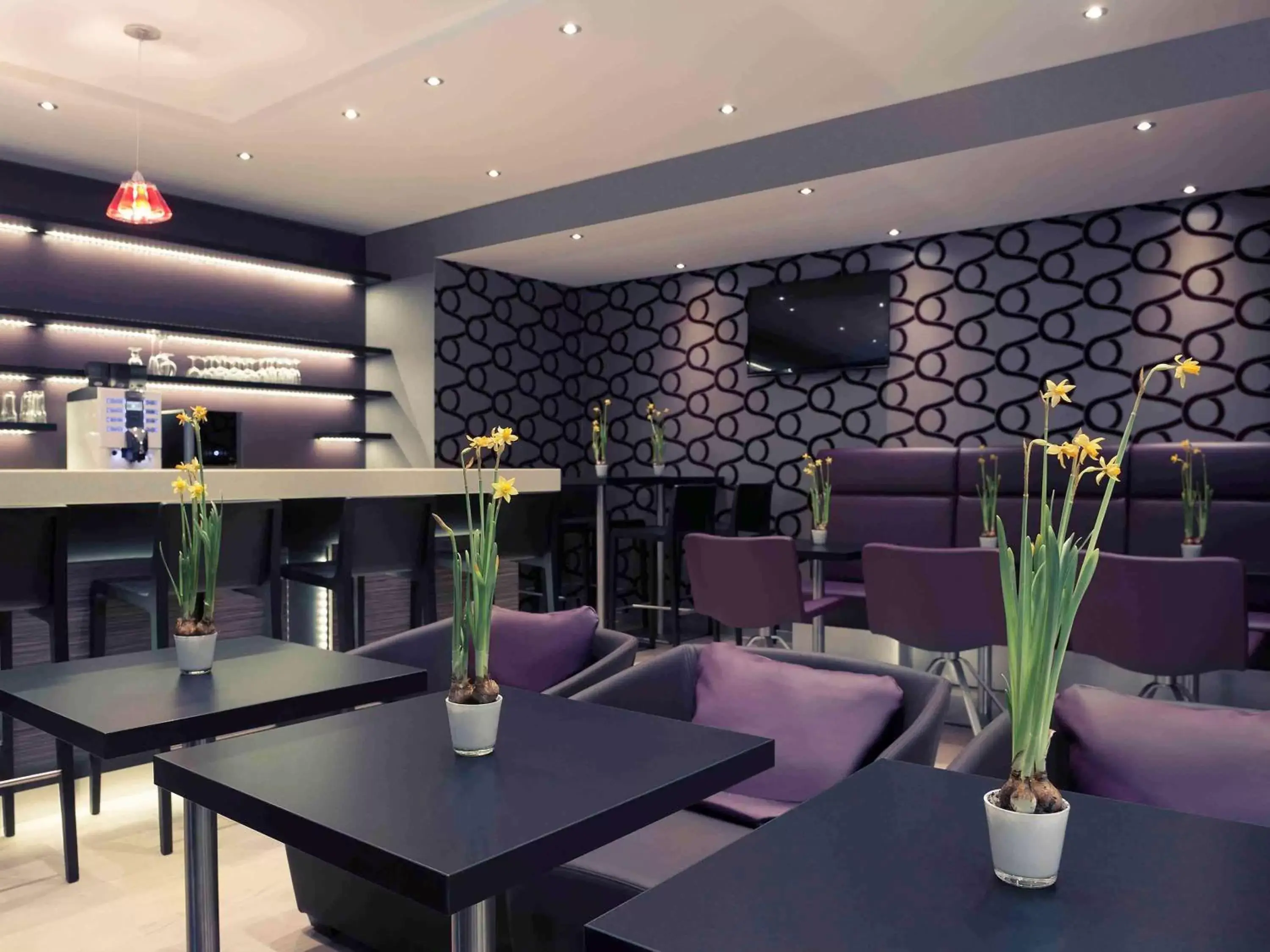 Lounge or bar, Restaurant/Places to Eat in Mercure Hotel Brussels Centre Midi