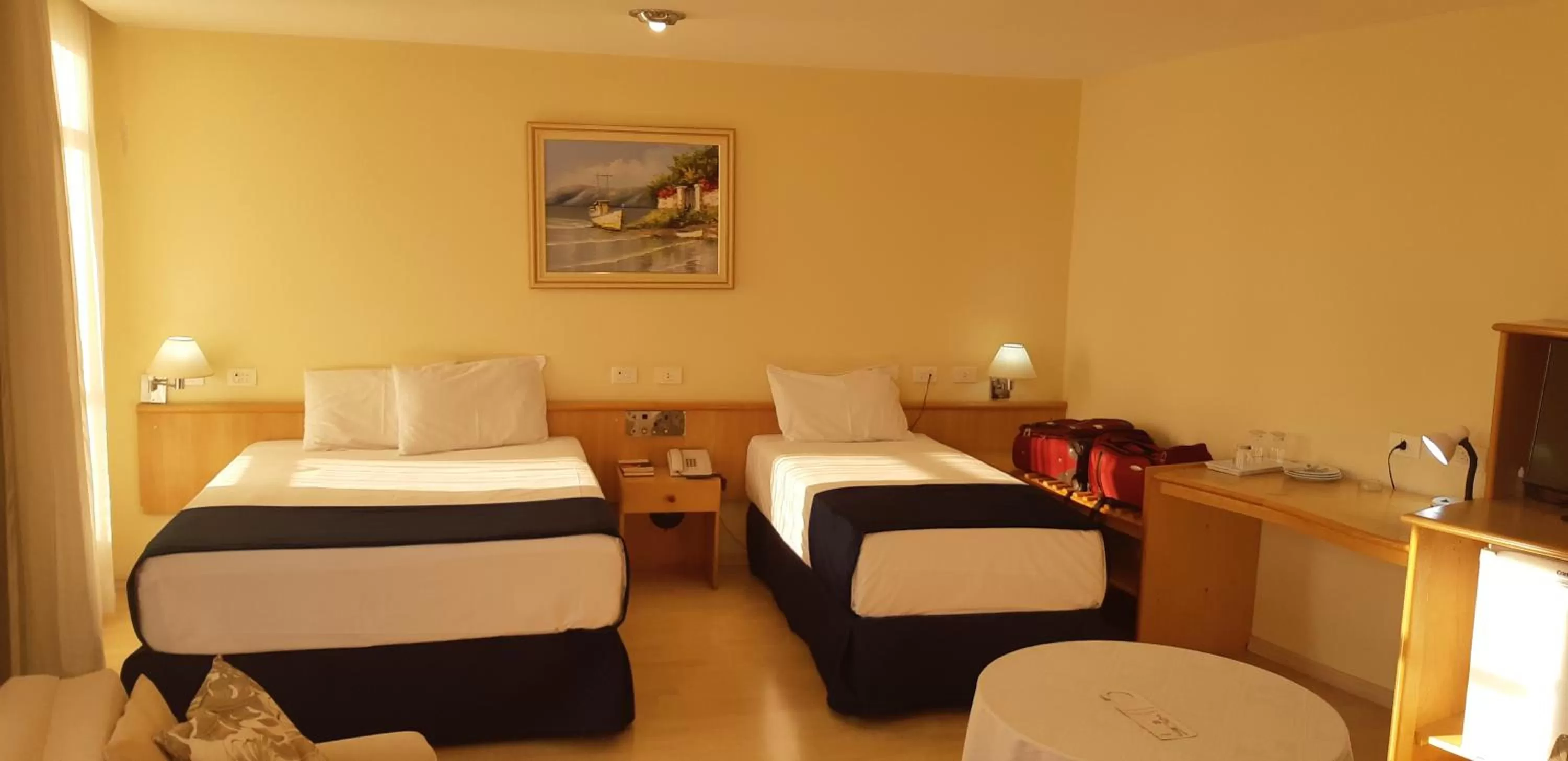 Bed in Pampas Palace Hotel