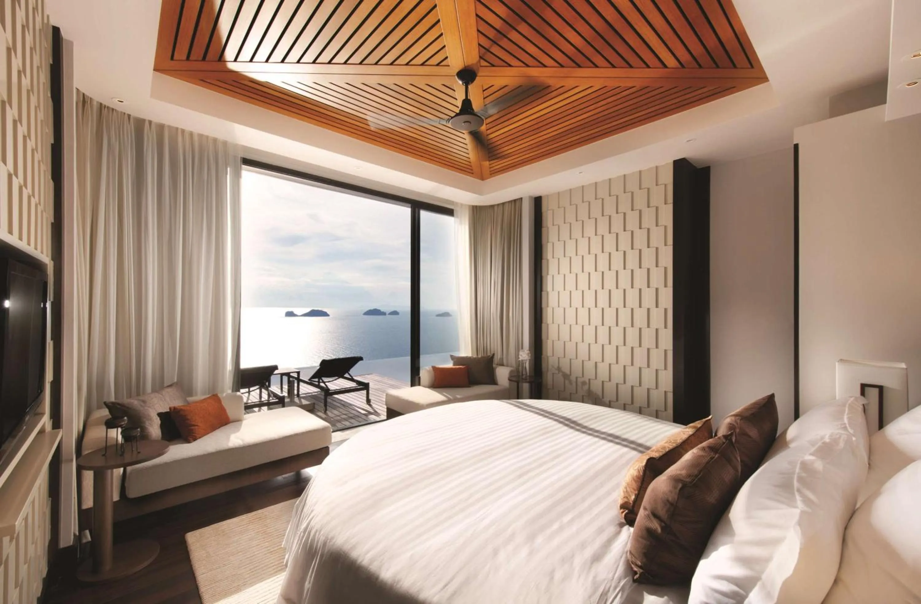Bed in Conrad Koh Samui Residences