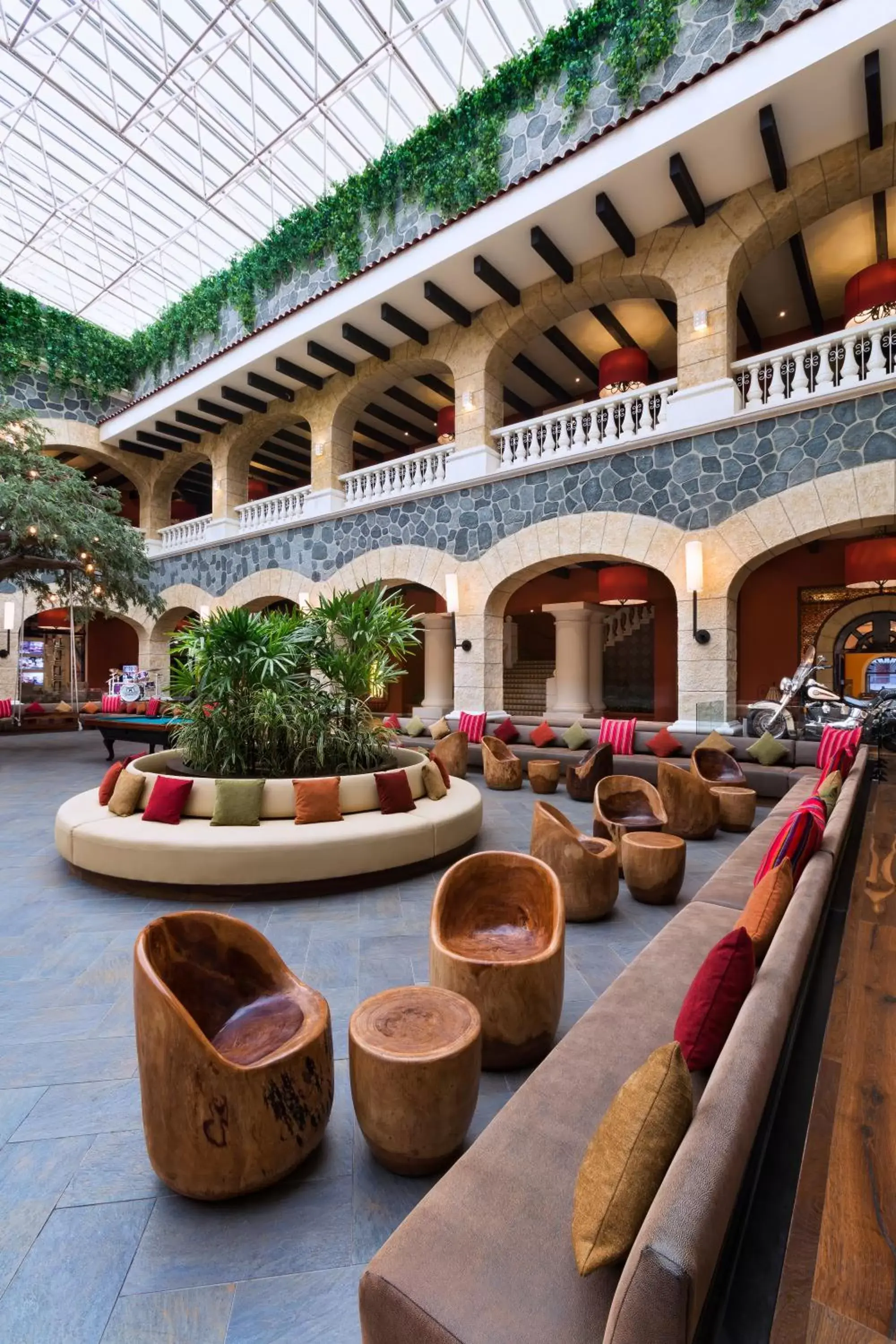 Lounge or bar, Property Building in Hard Rock Hotel Riviera Maya - Hacienda All Inclusive
