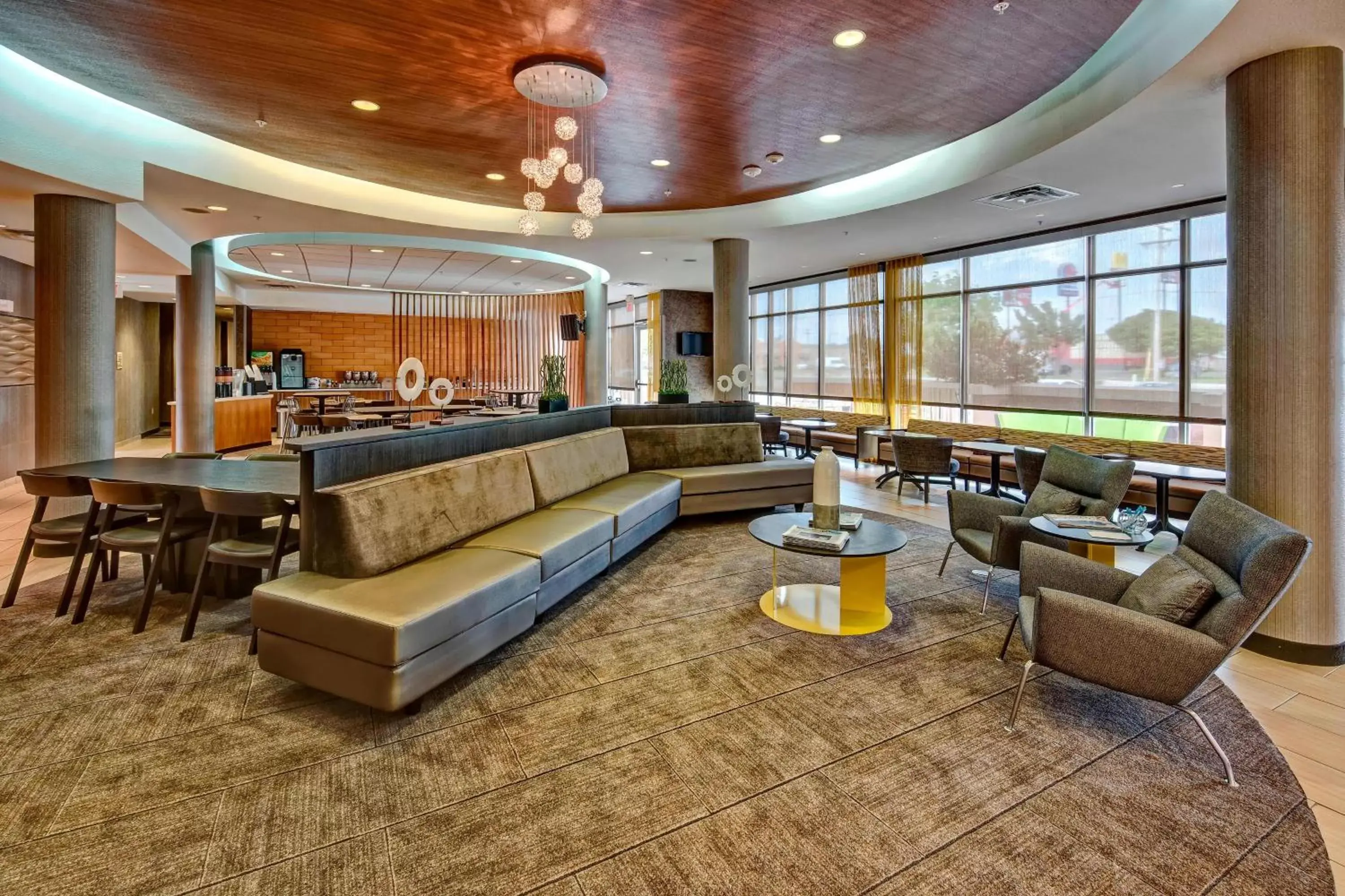 Lobby or reception, Lounge/Bar in SpringHill Suites by Marriott Oklahoma City Moore