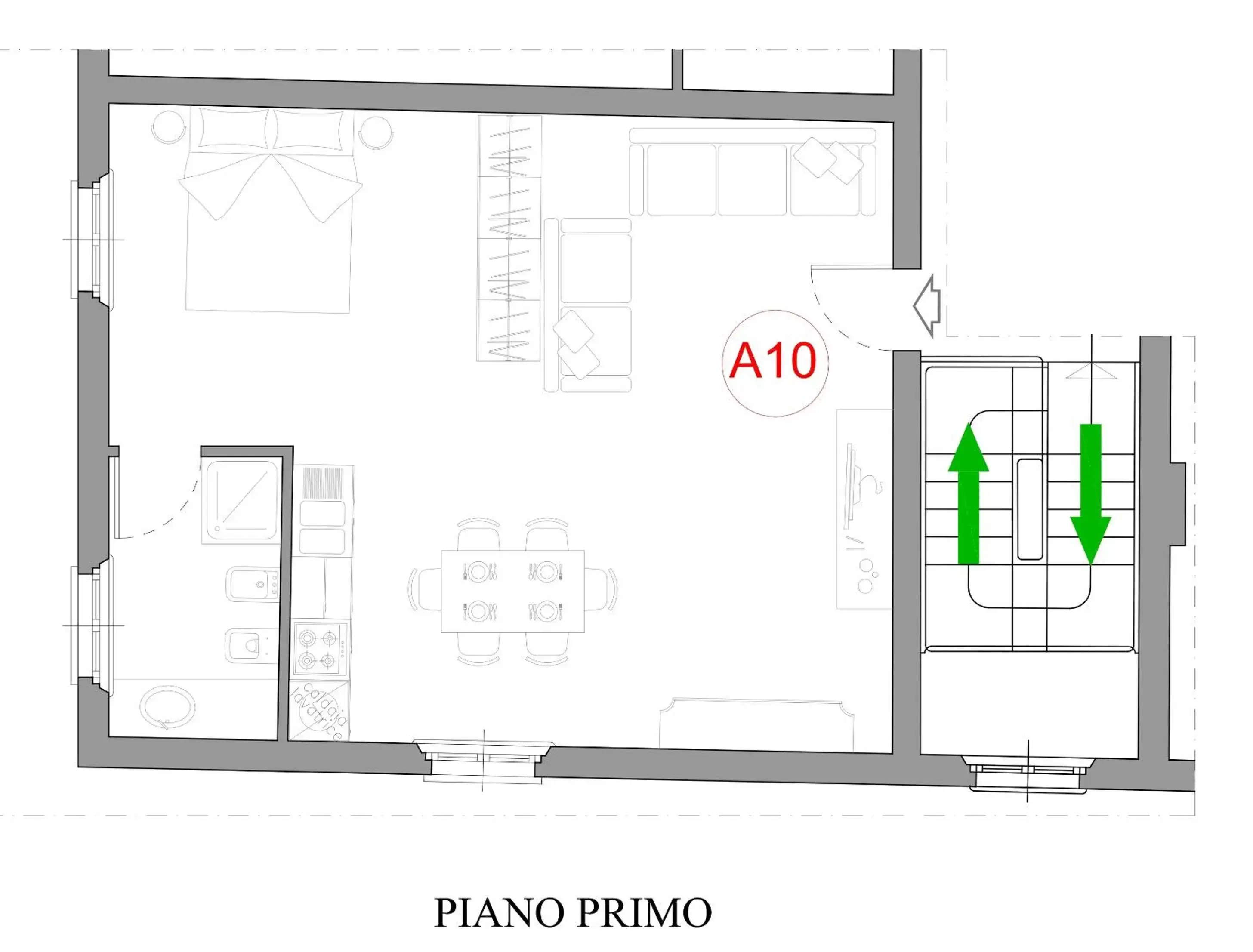 Floor Plan in Residence Antico Borgo