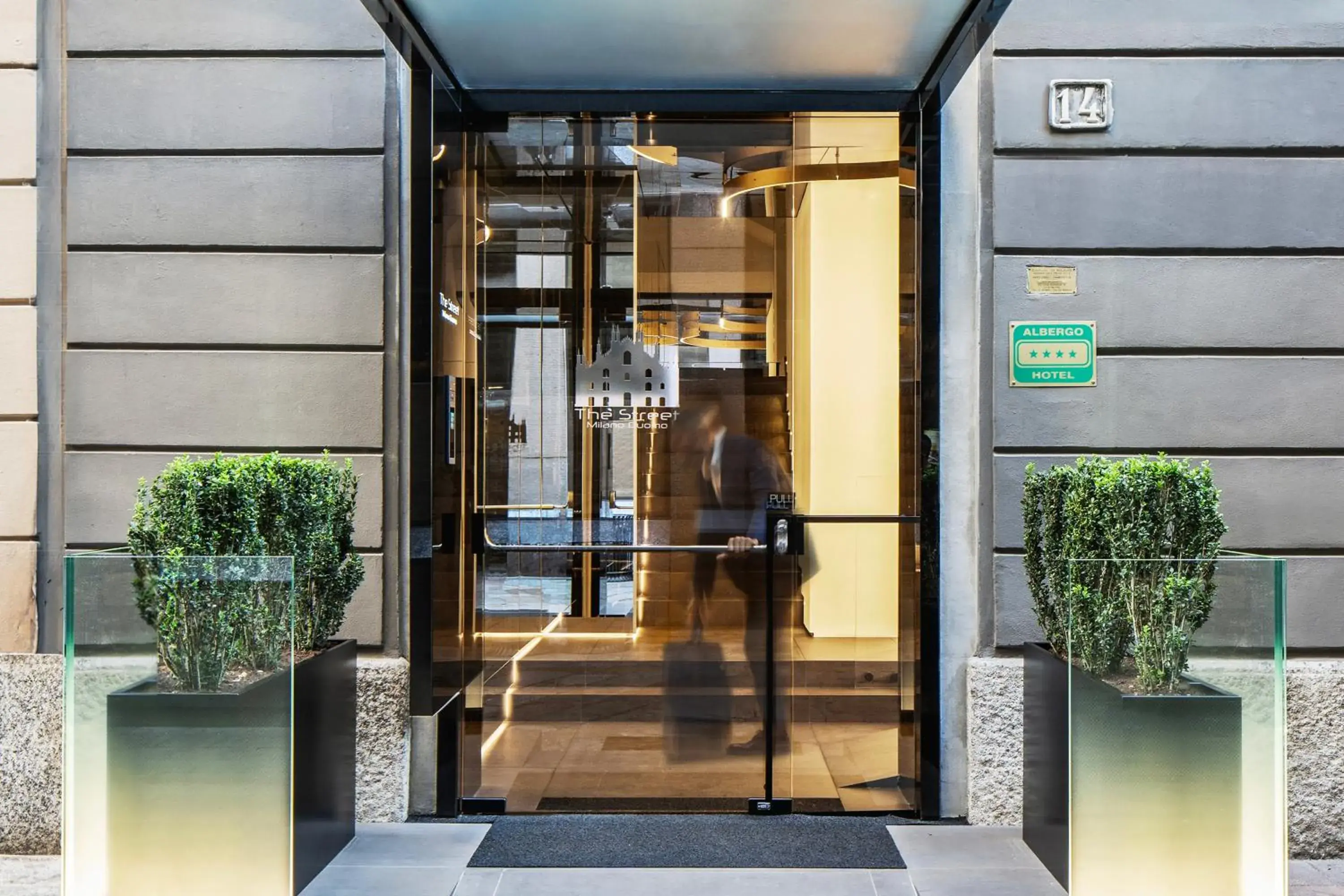 Facade/entrance in The Street Milano Duomo | a Design Boutique Hotel