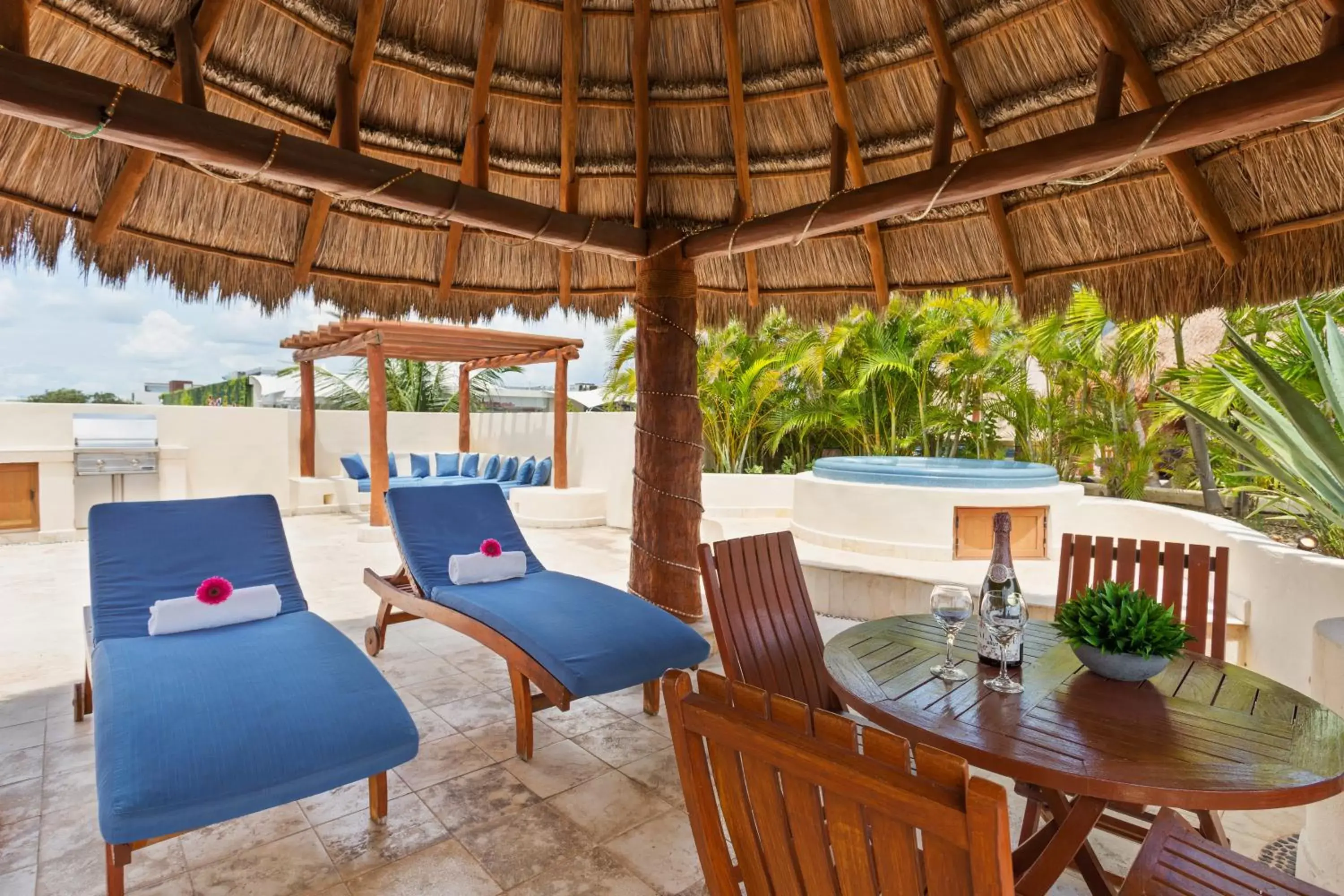 Patio in Porto Playa Condo Hotel and Beach Club