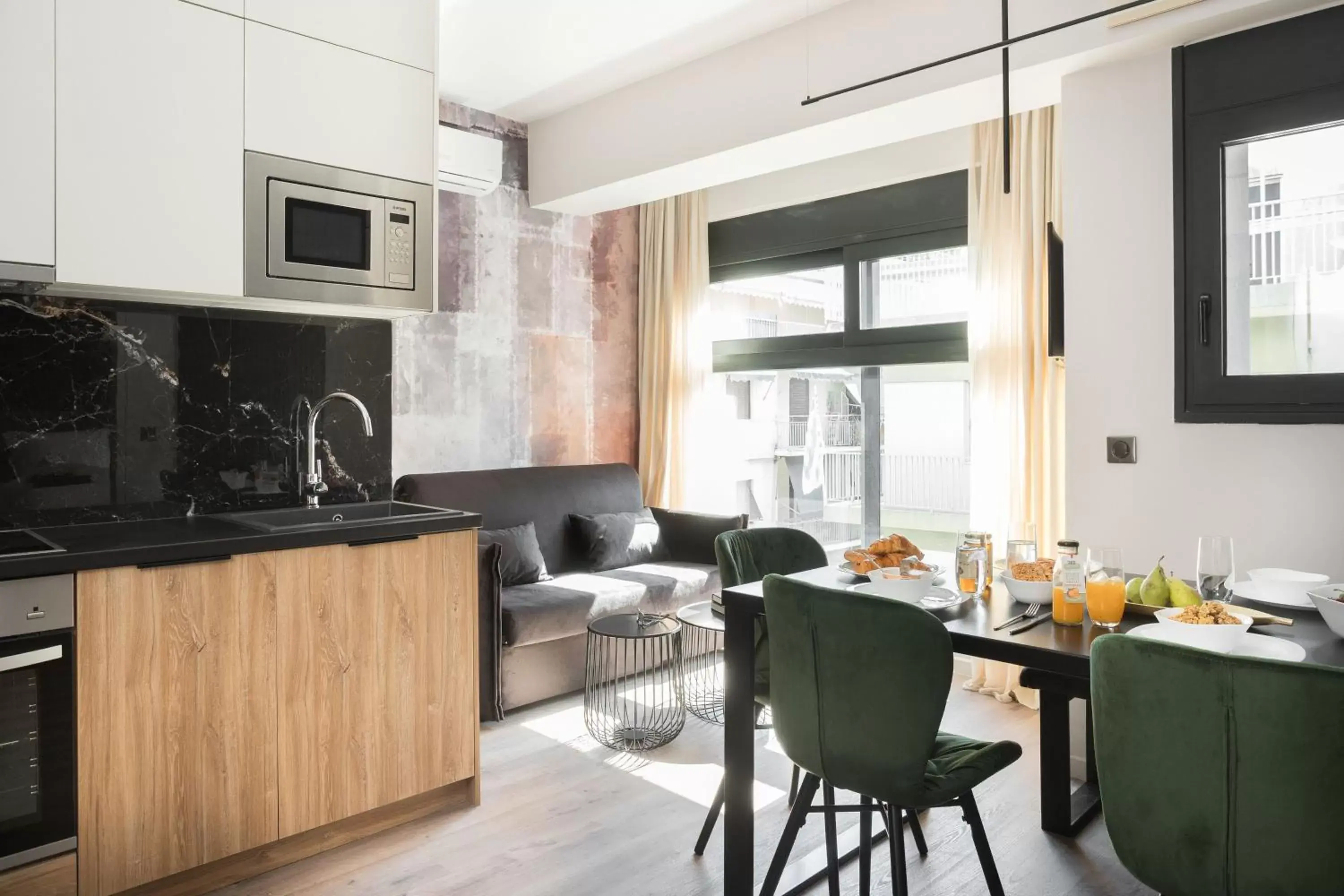 Kitchen or kitchenette, Kitchen/Kitchenette in LUX&EASY Athens Downtown Apartments