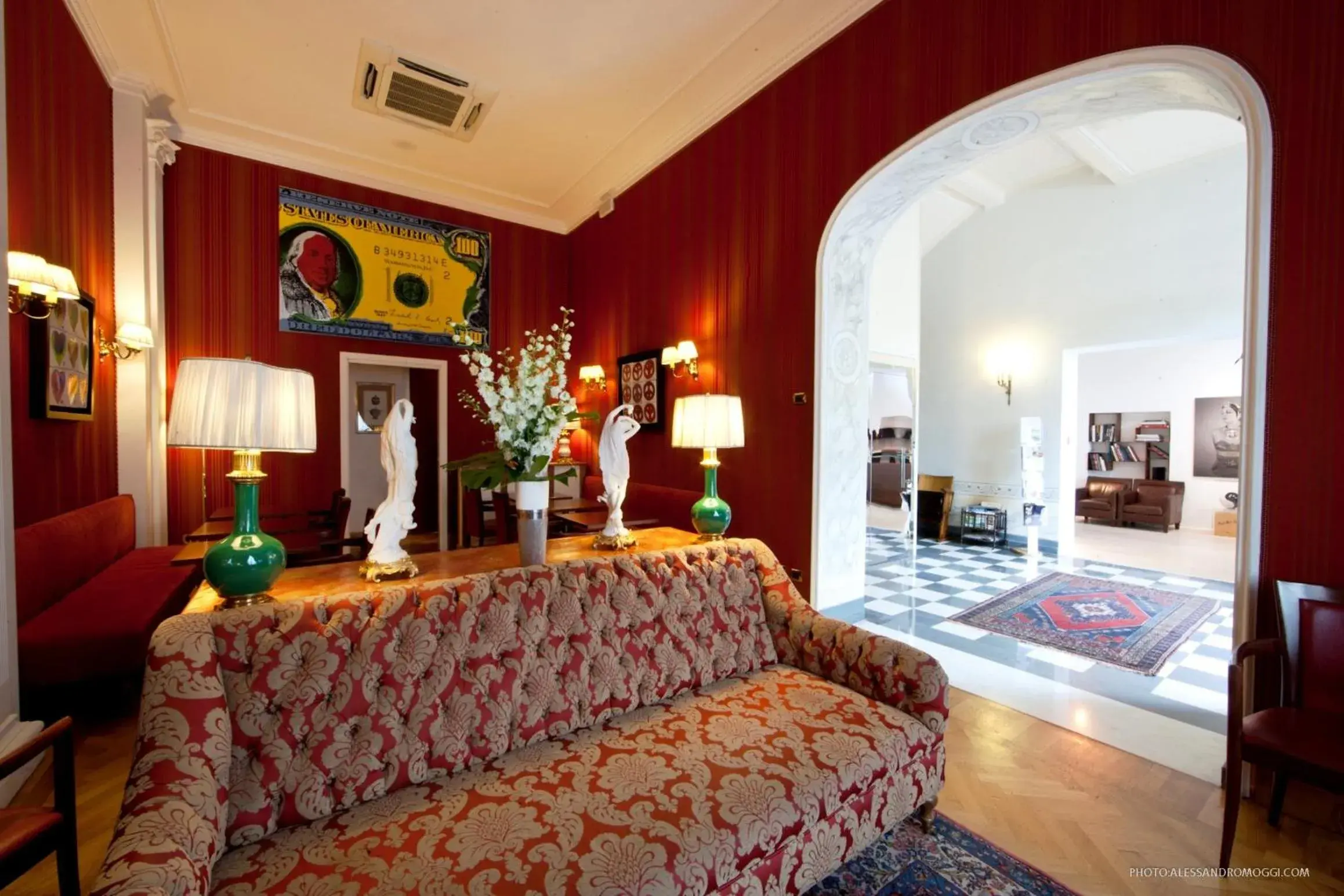 Living room in Hotel Palazzo Guiscardo