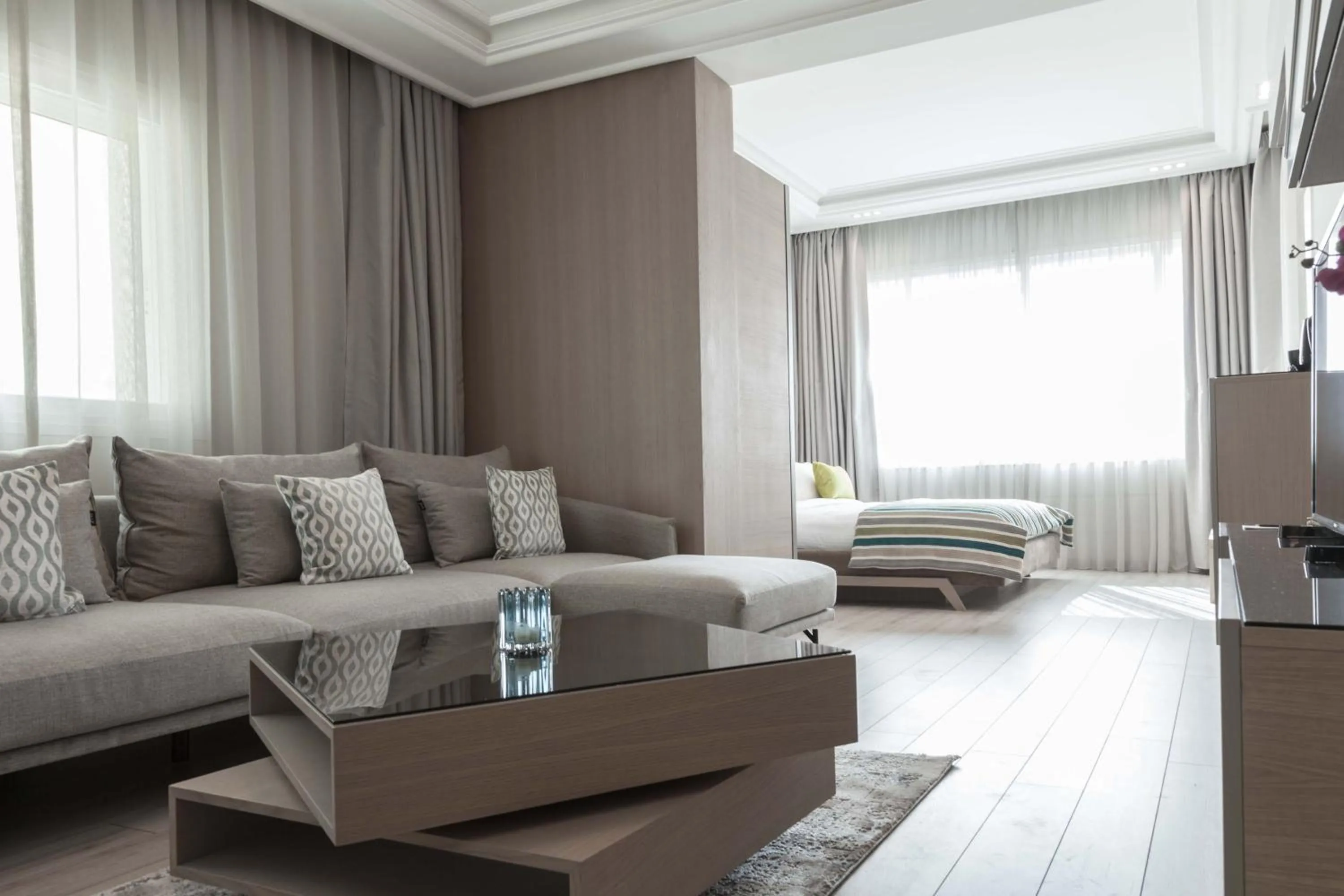 Seating area in Lahoya Homes