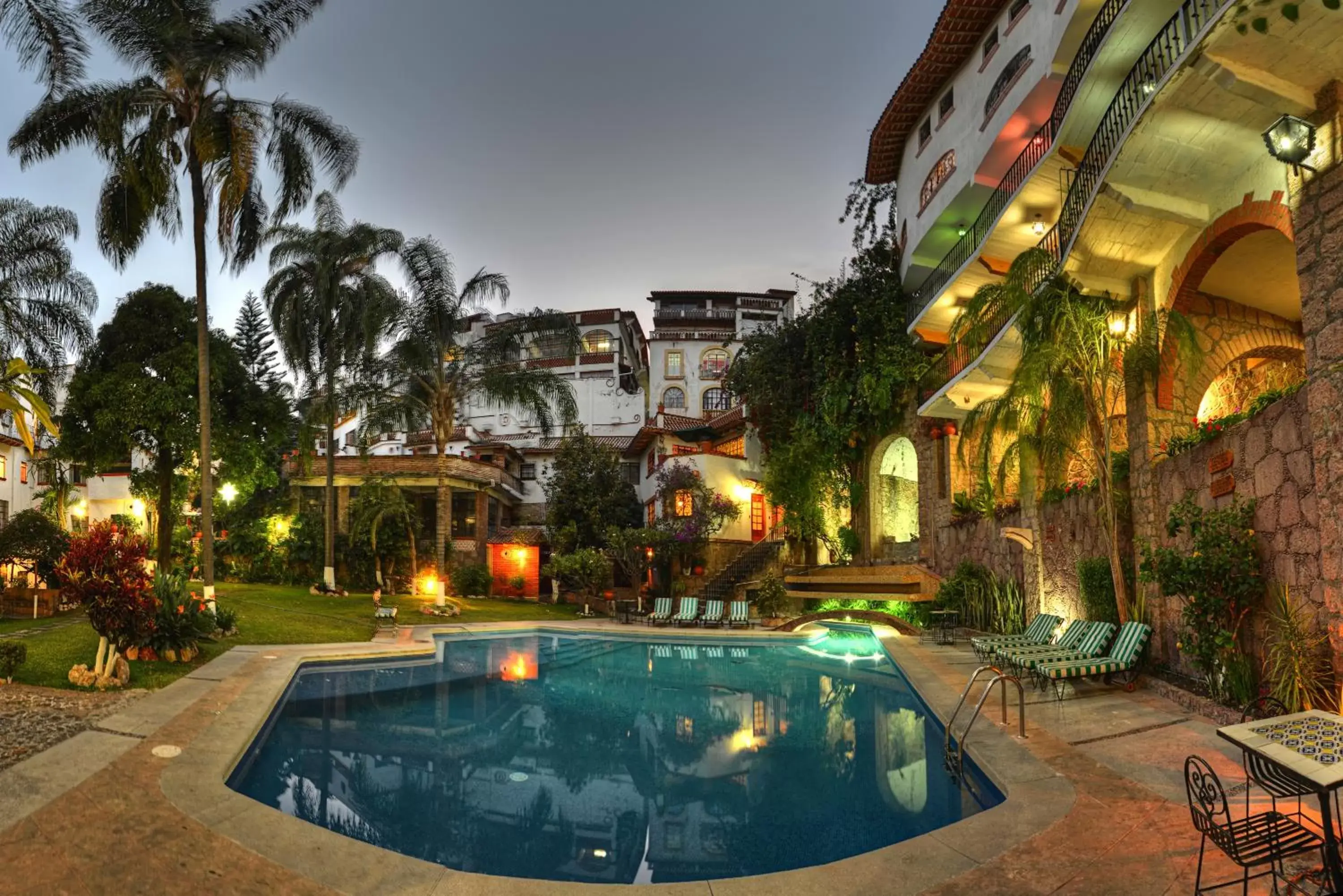 Garden, Swimming Pool in Hotel Posada San Javier