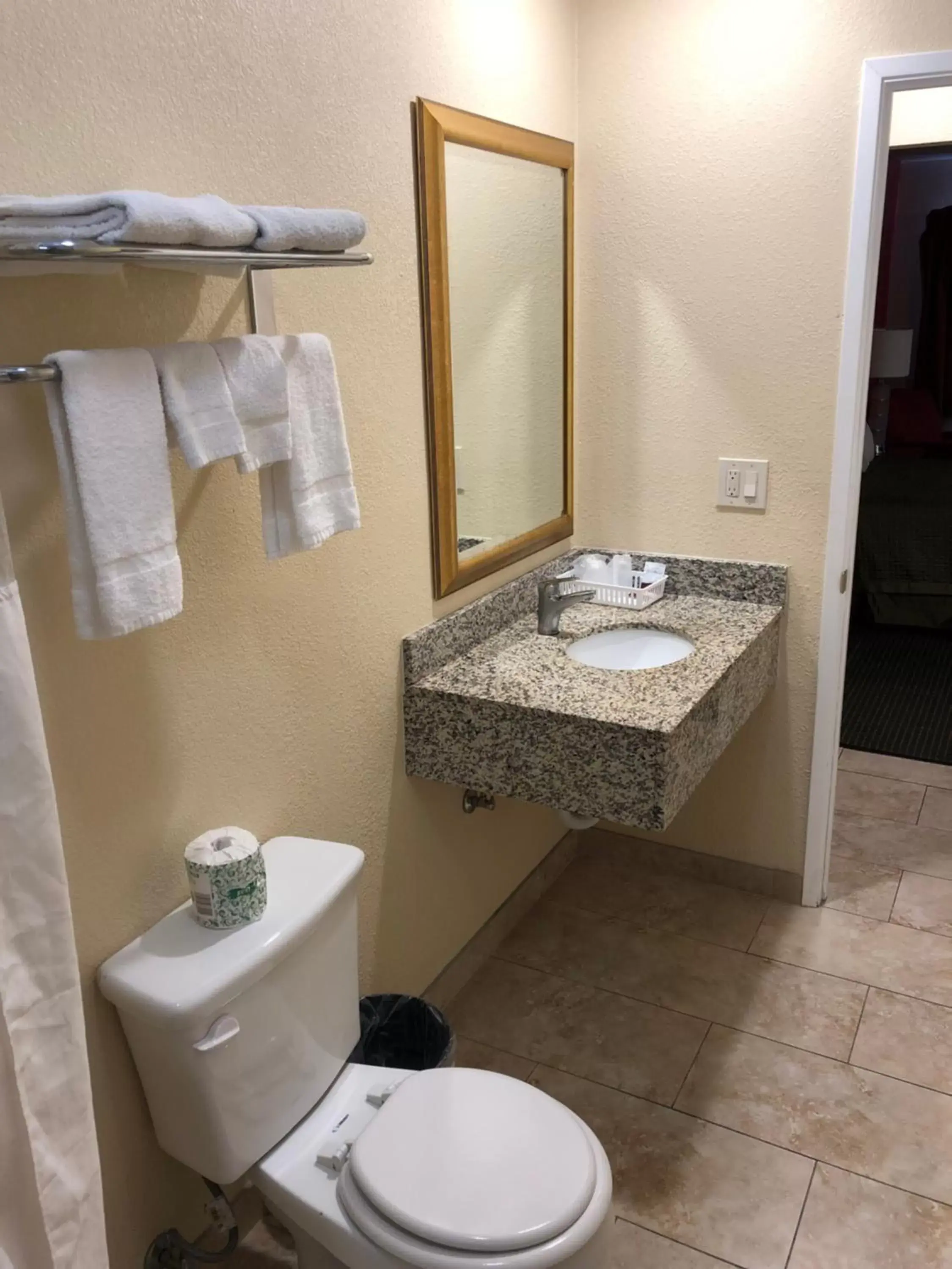 Bathroom in Dixon Motel