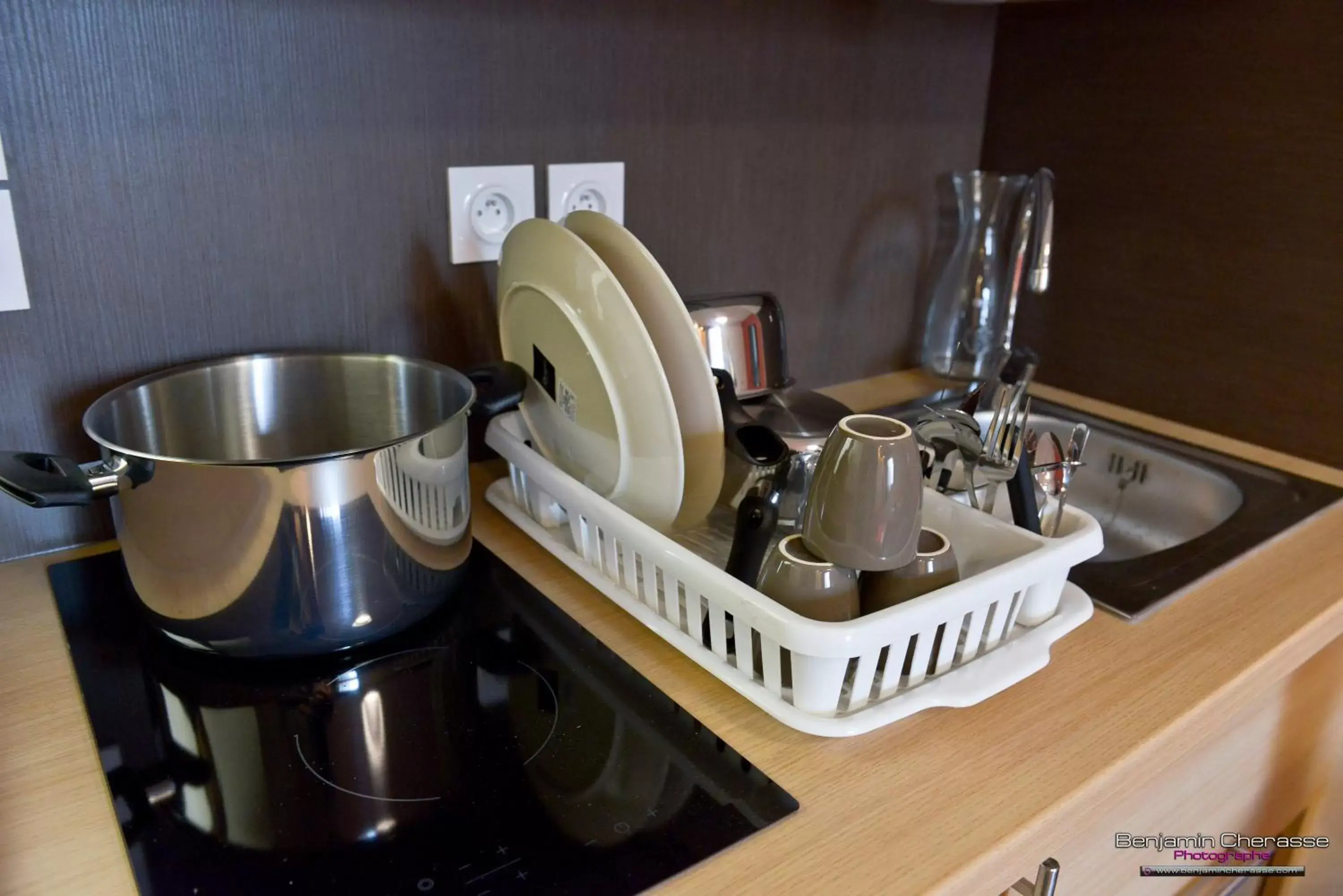 Kitchen or kitchenette, Kitchen/Kitchenette in Apparthotel Privilodges Carré de Jaude