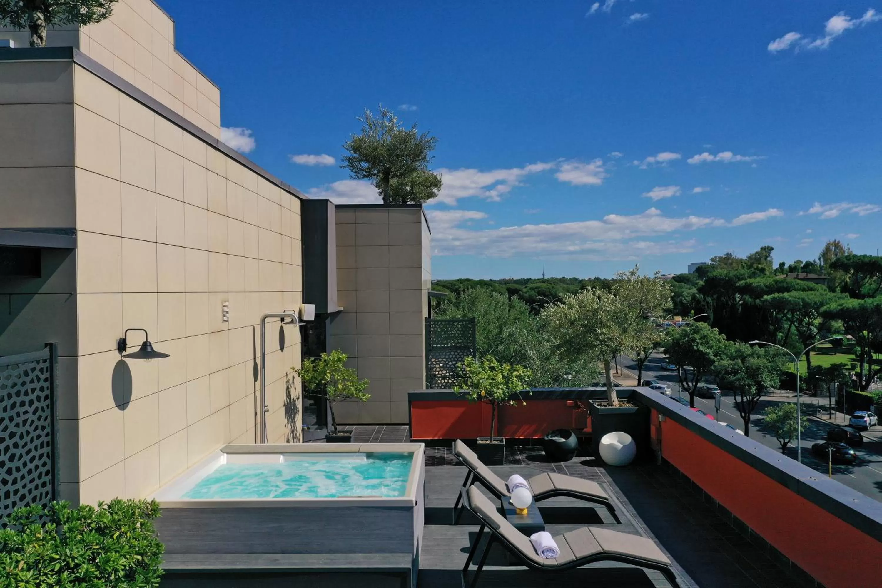 Bird's eye view in Hotel Pulitzer