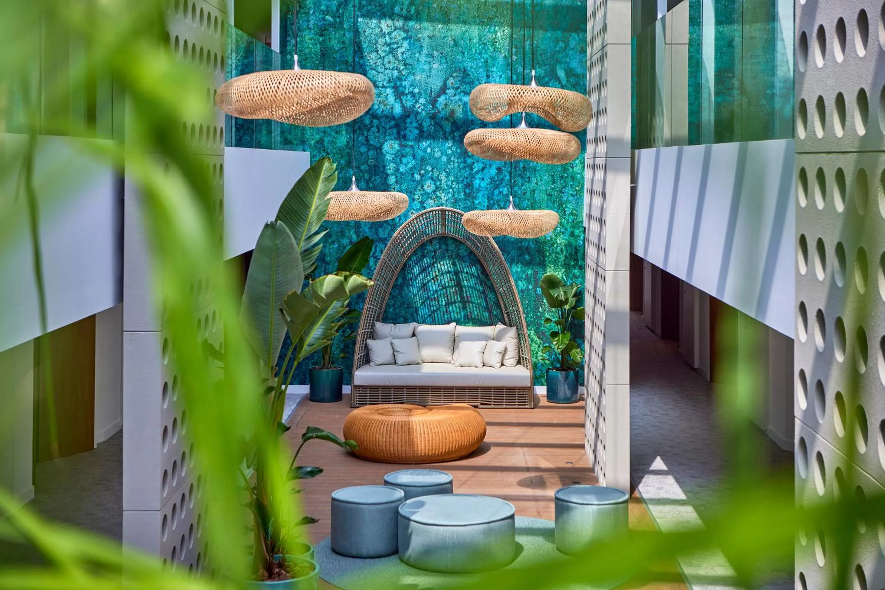 Patio in Universal Grand León & Spa