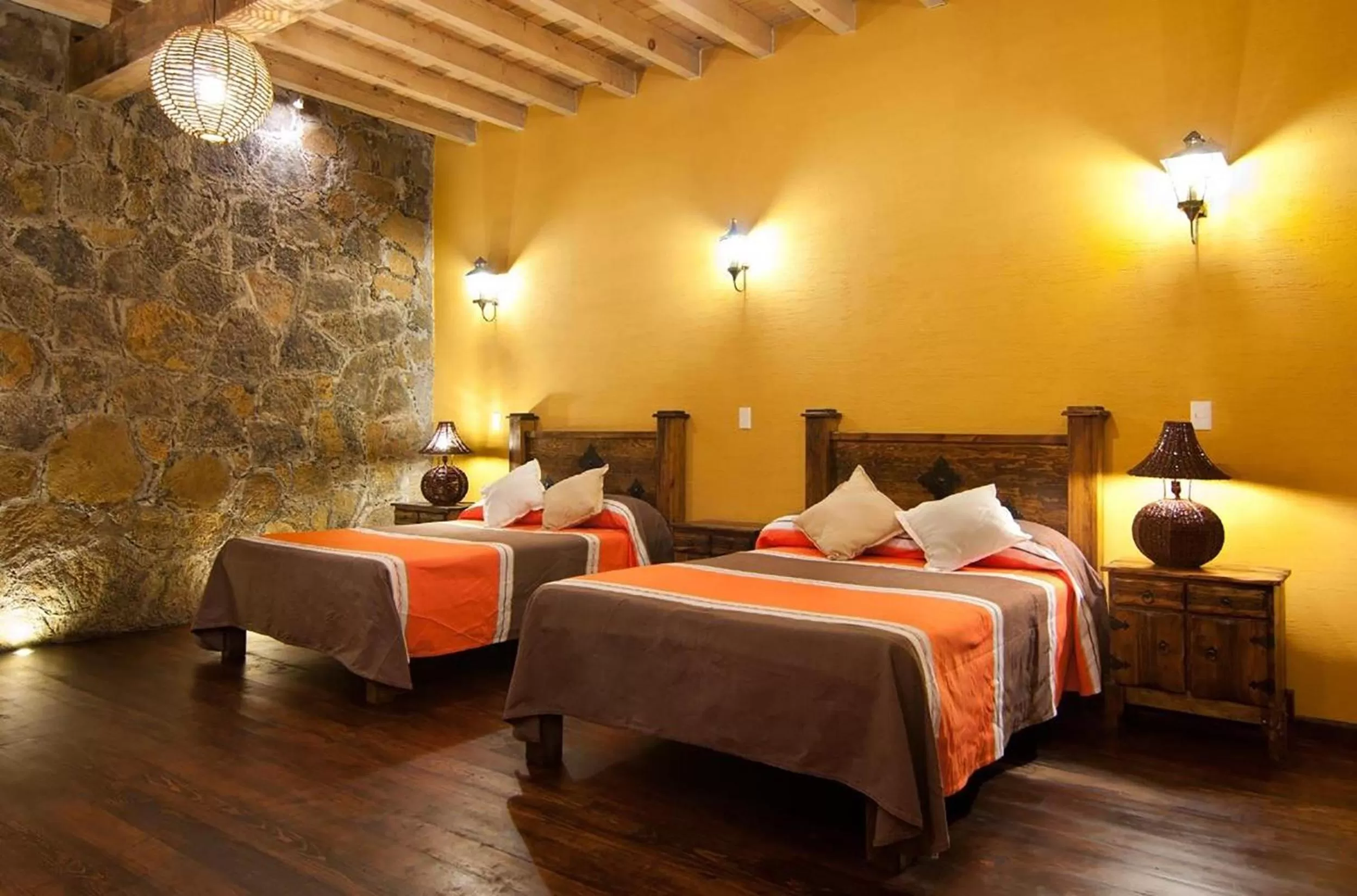 Bed in Mansión del Virrey