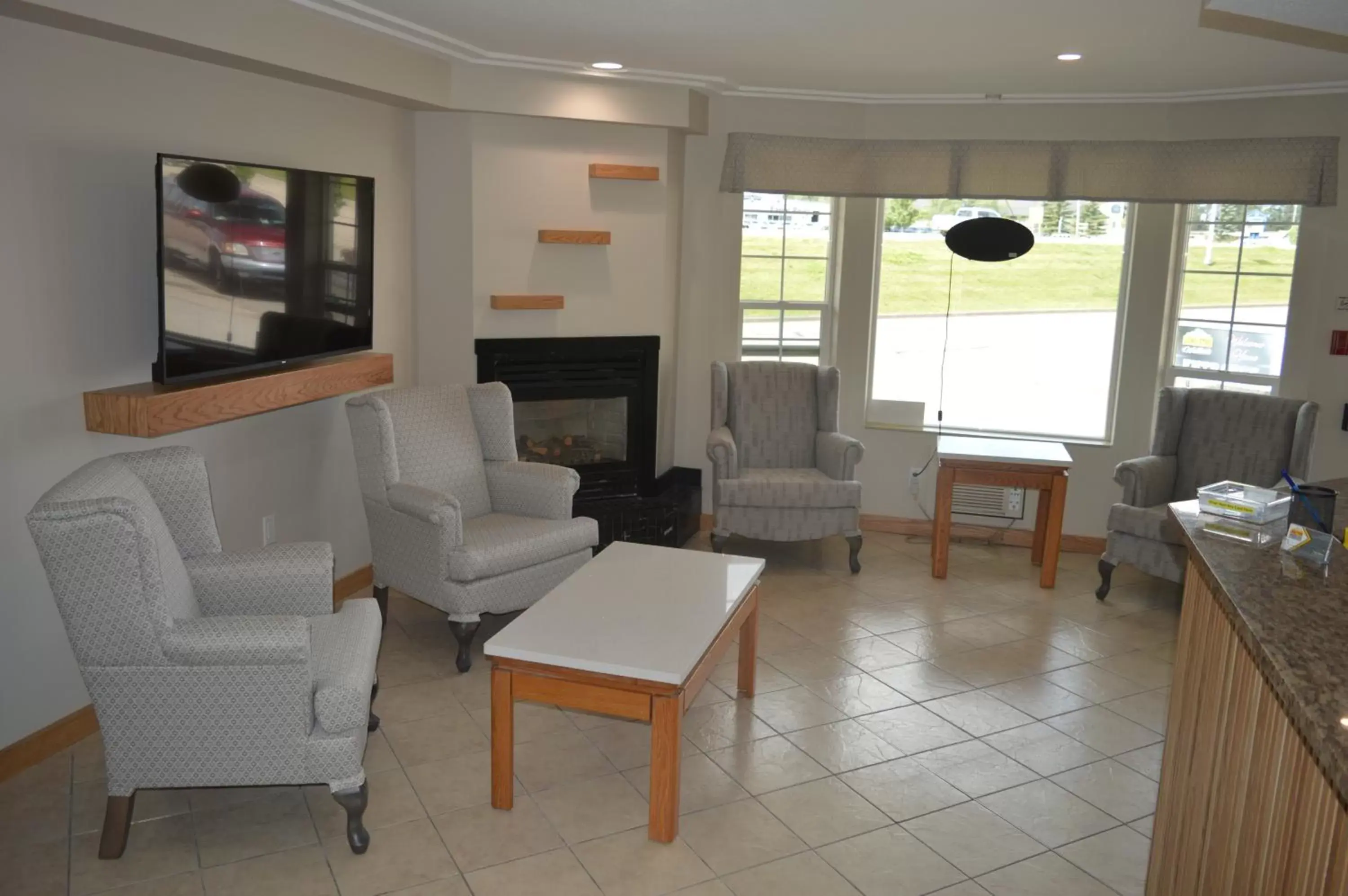 Lobby or reception, Seating Area in Western Budget Motel #1 & 2 Whitecourt