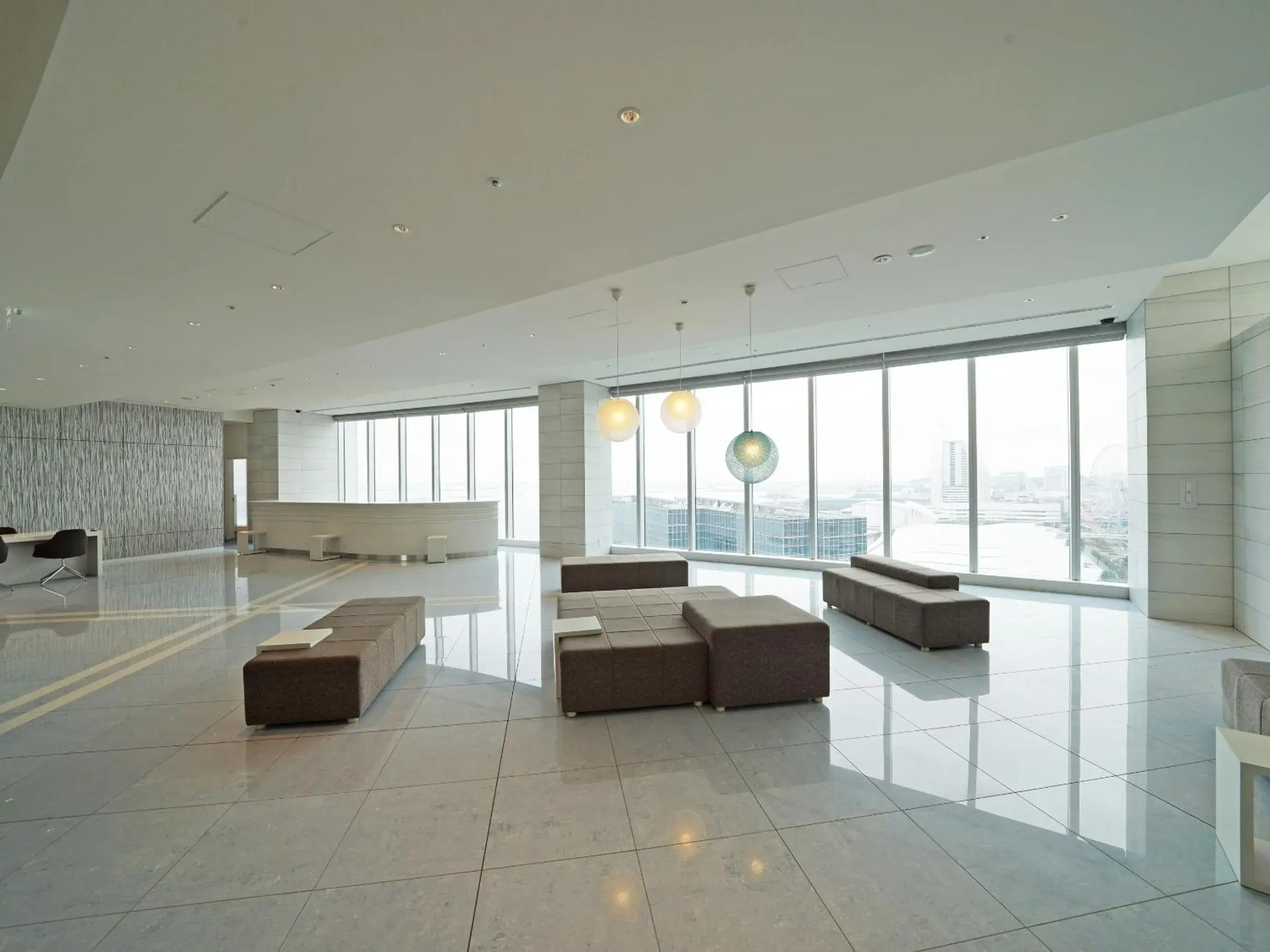 Lobby or reception in the square hotel Yokohama Minatomirai
